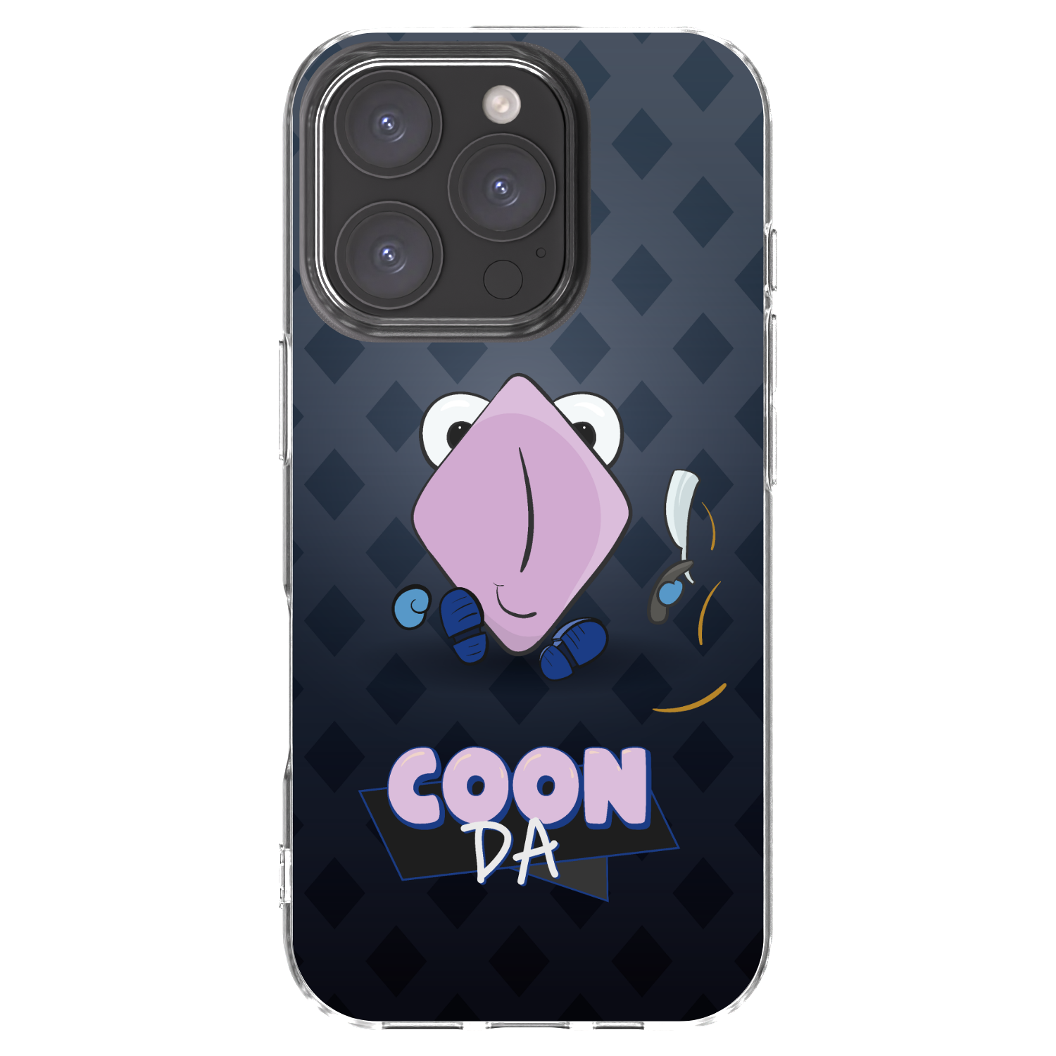 Picasee silikonový průhledný obal pro Apple iPhone 16 Pro - COONDA holátko - tmavá