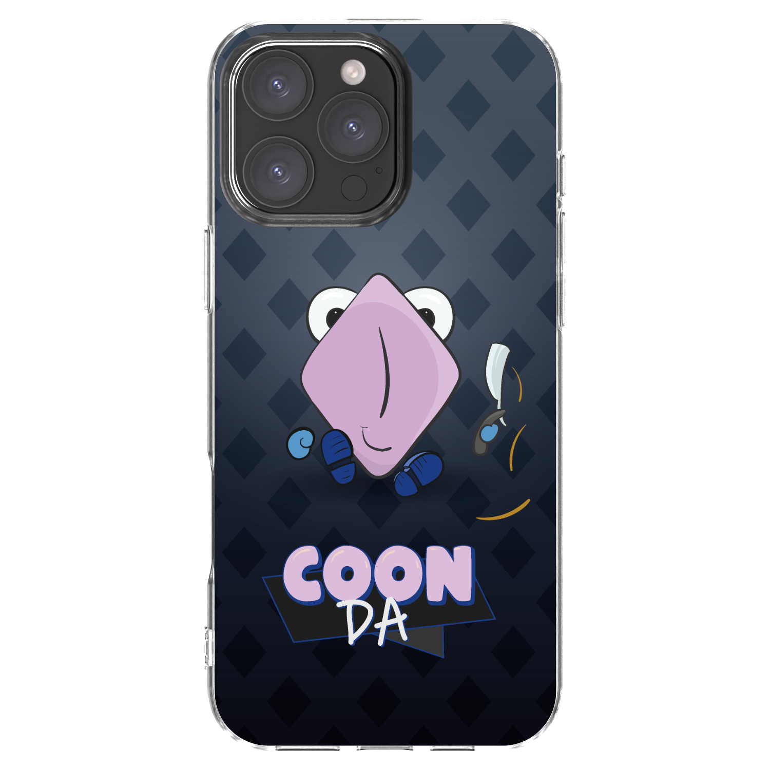 Picasee silikonový průhledný obal pro Apple iPhone 16 Pro Max - COONDA holátko - tmavá