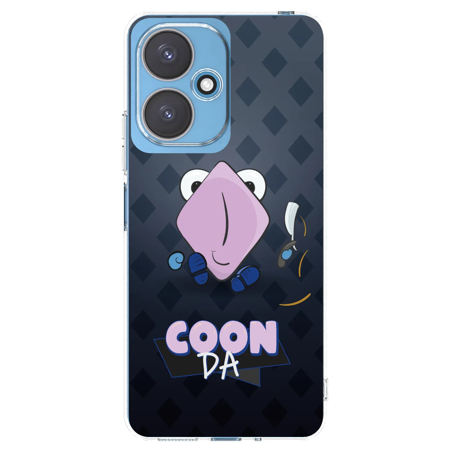 Picasee silikonový průhledný obal pro Xiaomi Redmi 13C 5G - COONDA holátko - tmavá