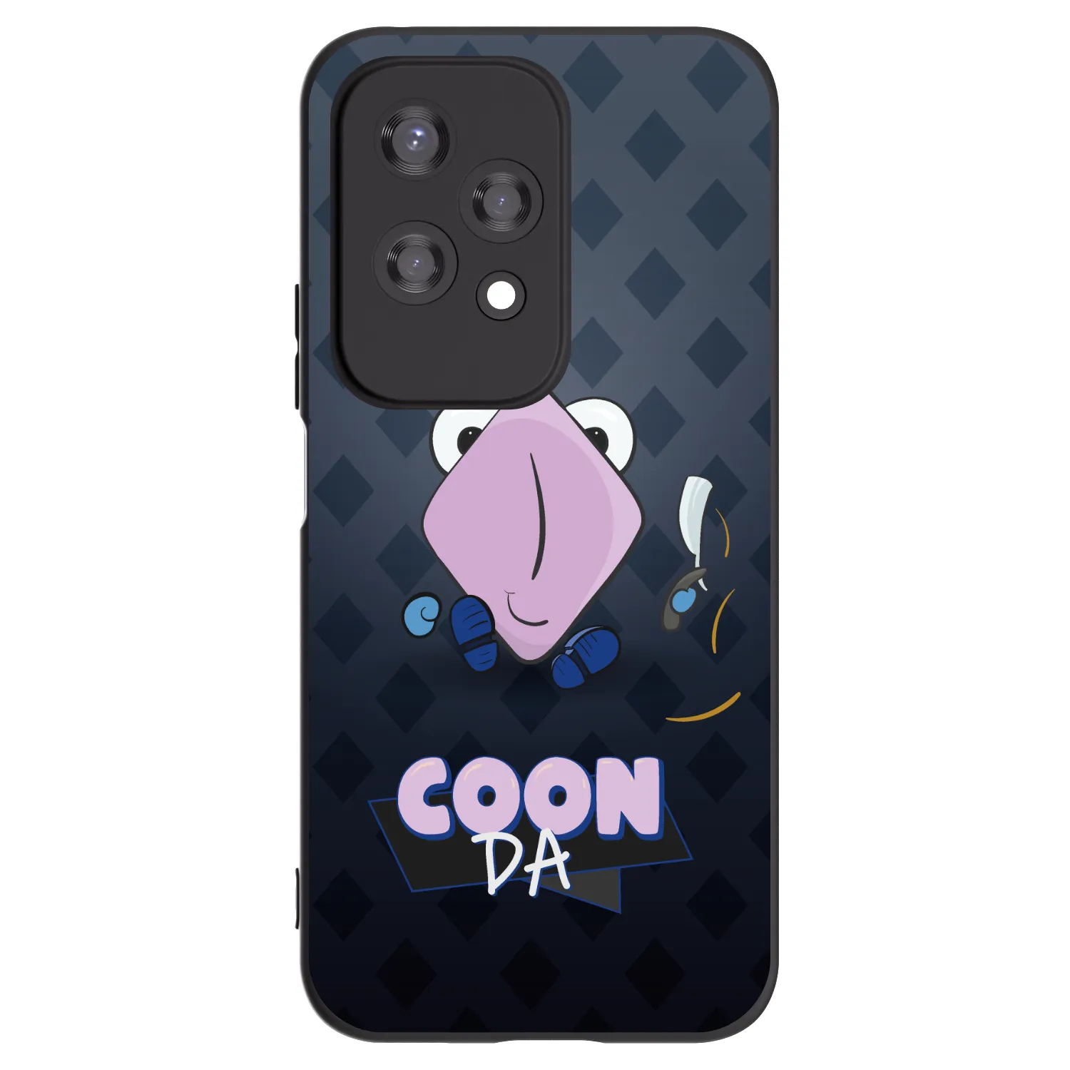 Picasee silikonový černý obal pro Honor 200 Lite - COONDA holátko - tmavá