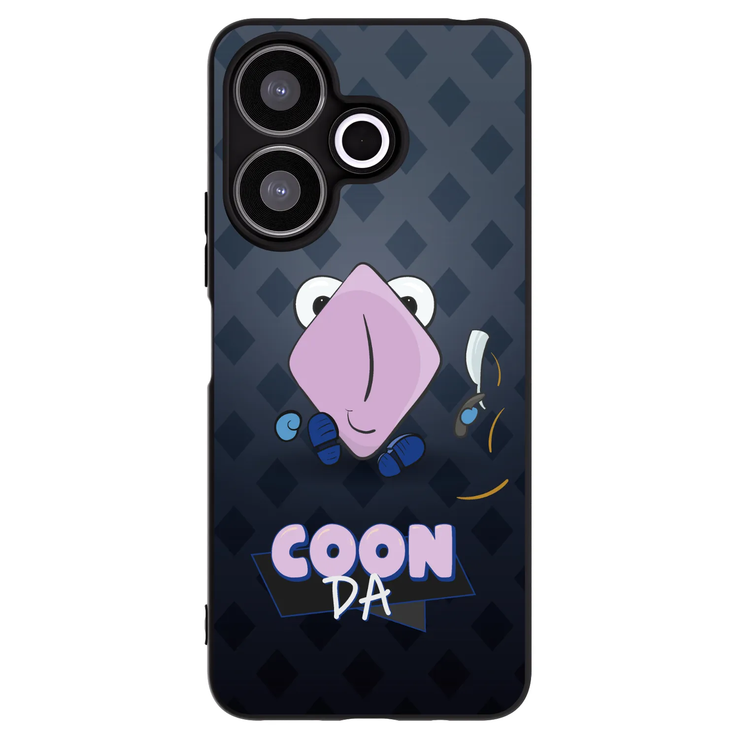 Picasee silikonový černý obal pro Xiaomi Redmi 13 4G - COONDA holátko - tmavá