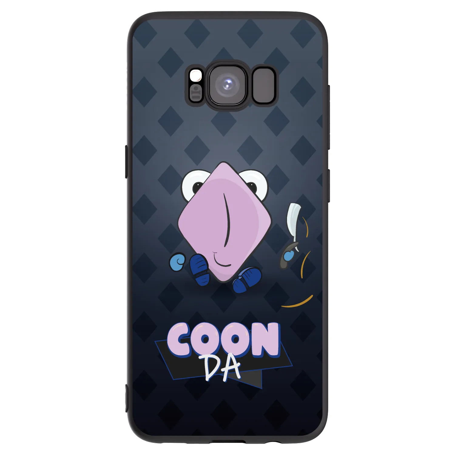 Picasee silikonový černý obal pro Samsung Galaxy S8 G950F - COONDA holátko - tmavá