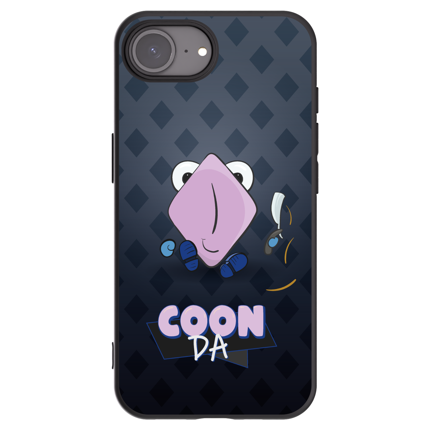 Picasee silikonový černý obal pro Apple iPhone 16e - COONDA holátko - tmavá