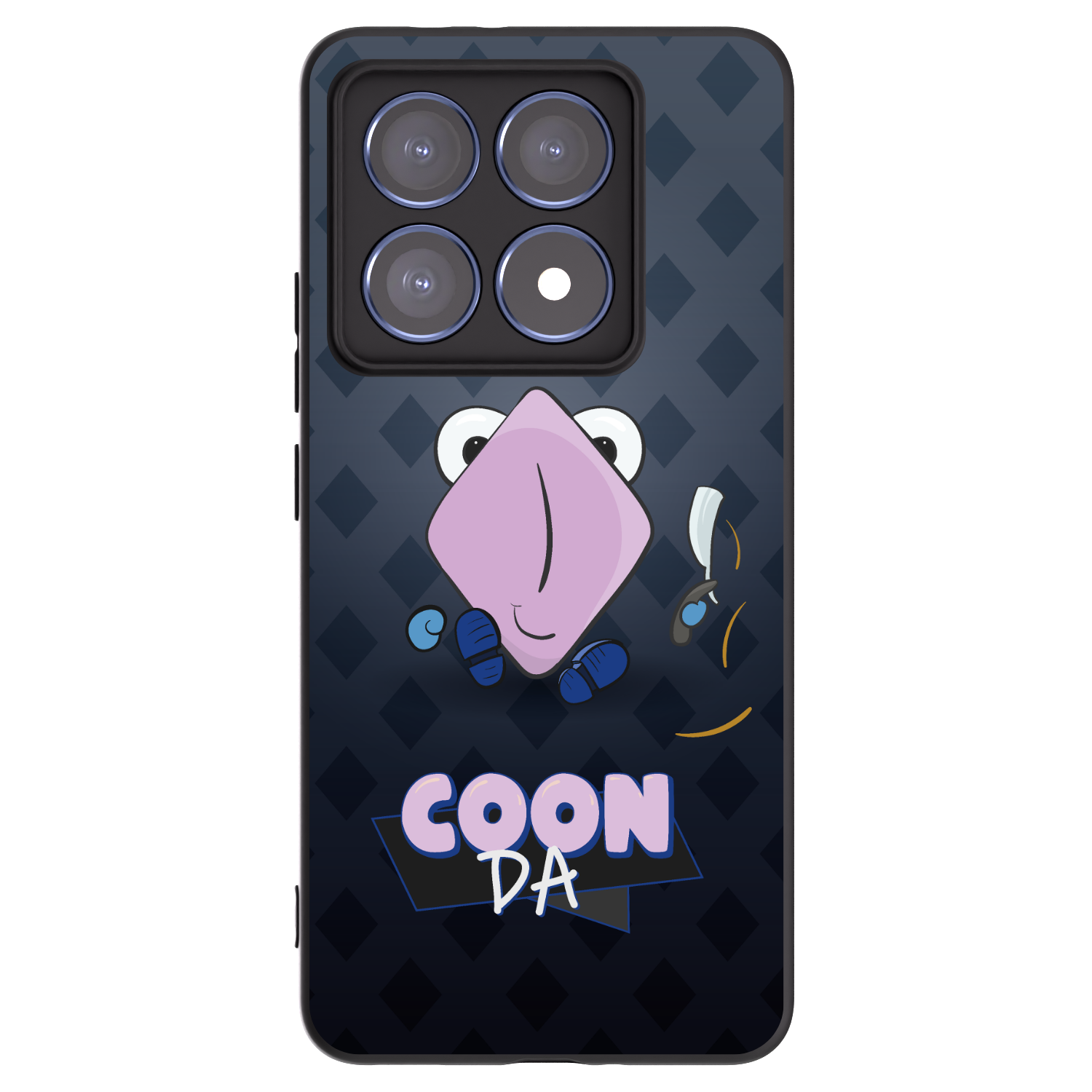 Picasee silikonový černý obal pro Xiaomi 14T Pro - COONDA holátko - tmavá