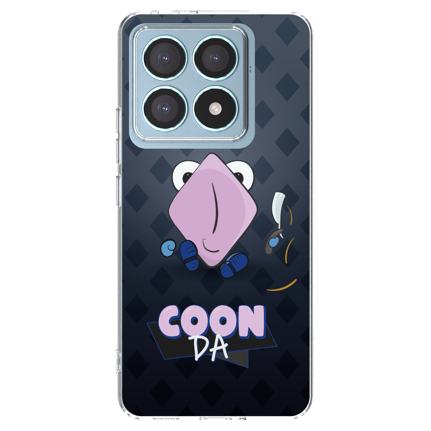 Picasee silikonový průhledný obal pro Xiaomi 14T Pro - COONDA holátko - tmavá