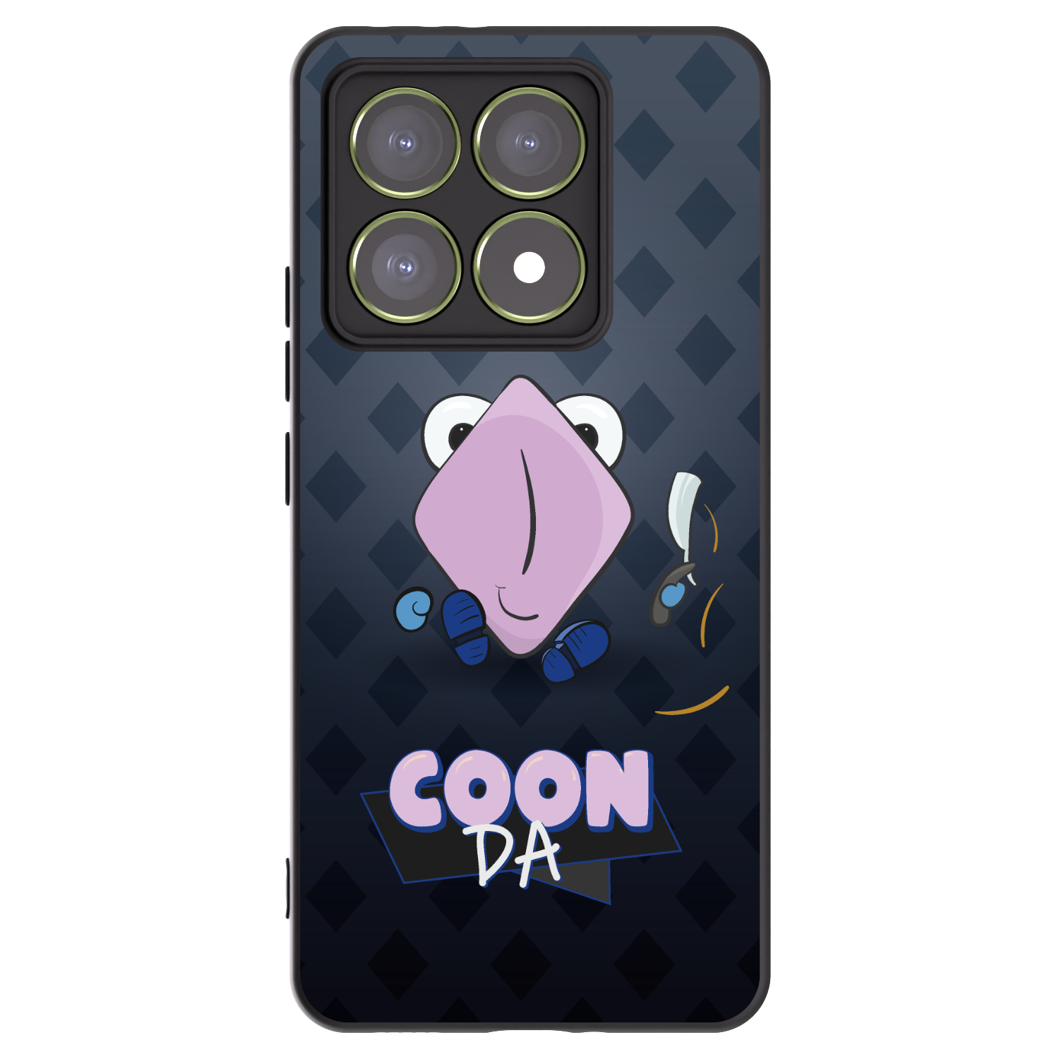 Picasee silikonový černý obal pro Xiaomi 14T - COONDA holátko - tmavá