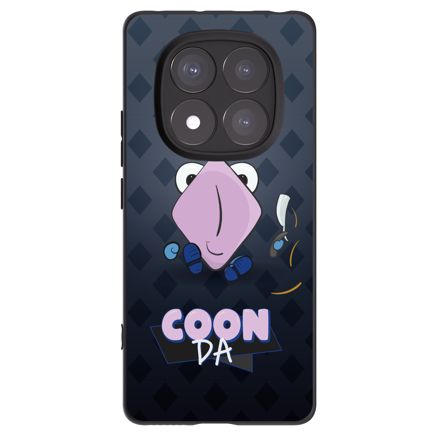 Picasee silikonový černý obal pro Xiaomi Redmi Note 14 Pro 5G - COONDA holátko - tmavá