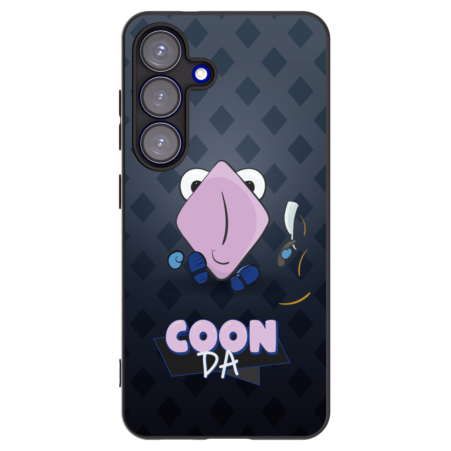 Picasee silikonový černý obal pro Samsung Galaxy S25 5G - COONDA holátko - tmavá