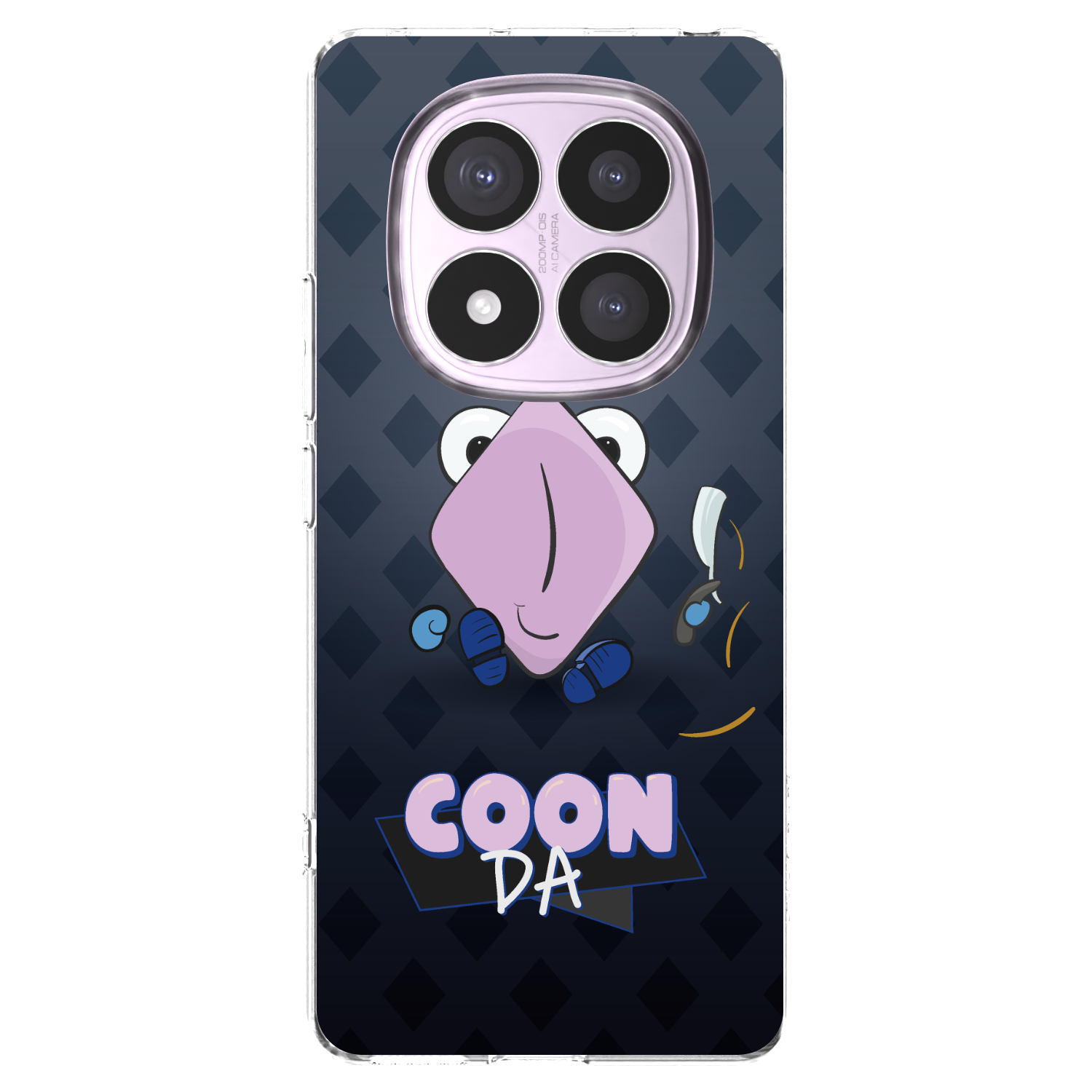 Picasee silikonový průhledný obal pro Xiaomi Redmi Note 14 Pro 4G - COONDA holátko - tmavá