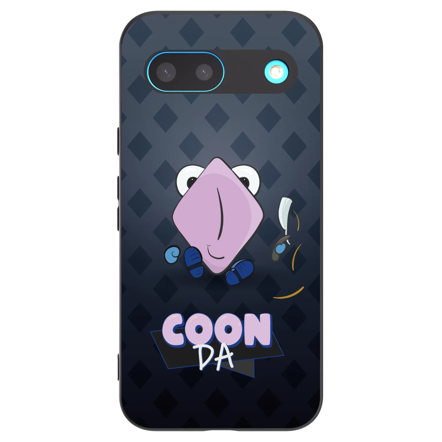 Picasee silikonový černý obal pro Google Pixel 8 - COONDA holátko - tmavá