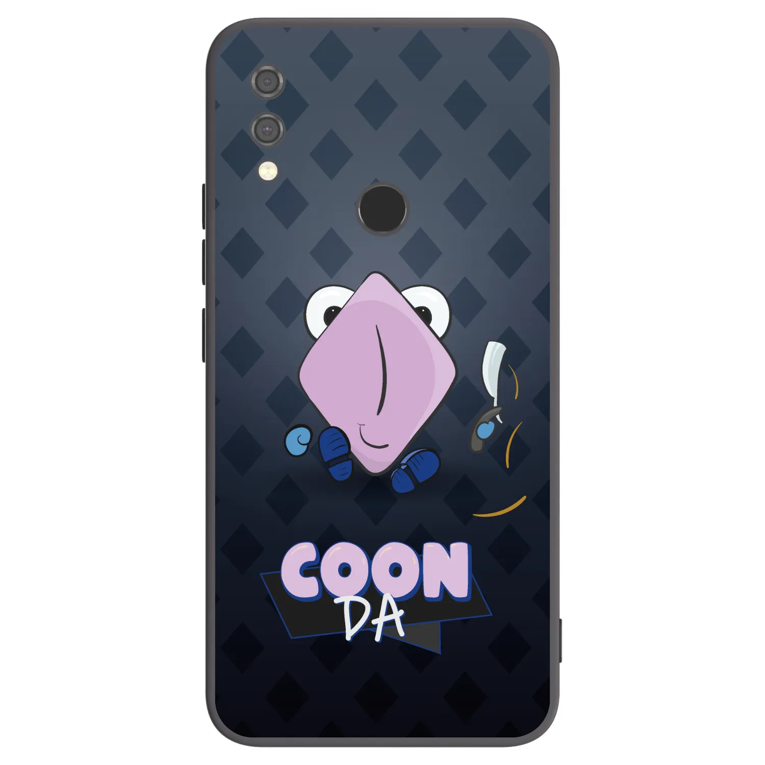 Picasee silikonový černý obal pro Xiaomi Redmi Note 7 - COONDA holátko - tmavá
