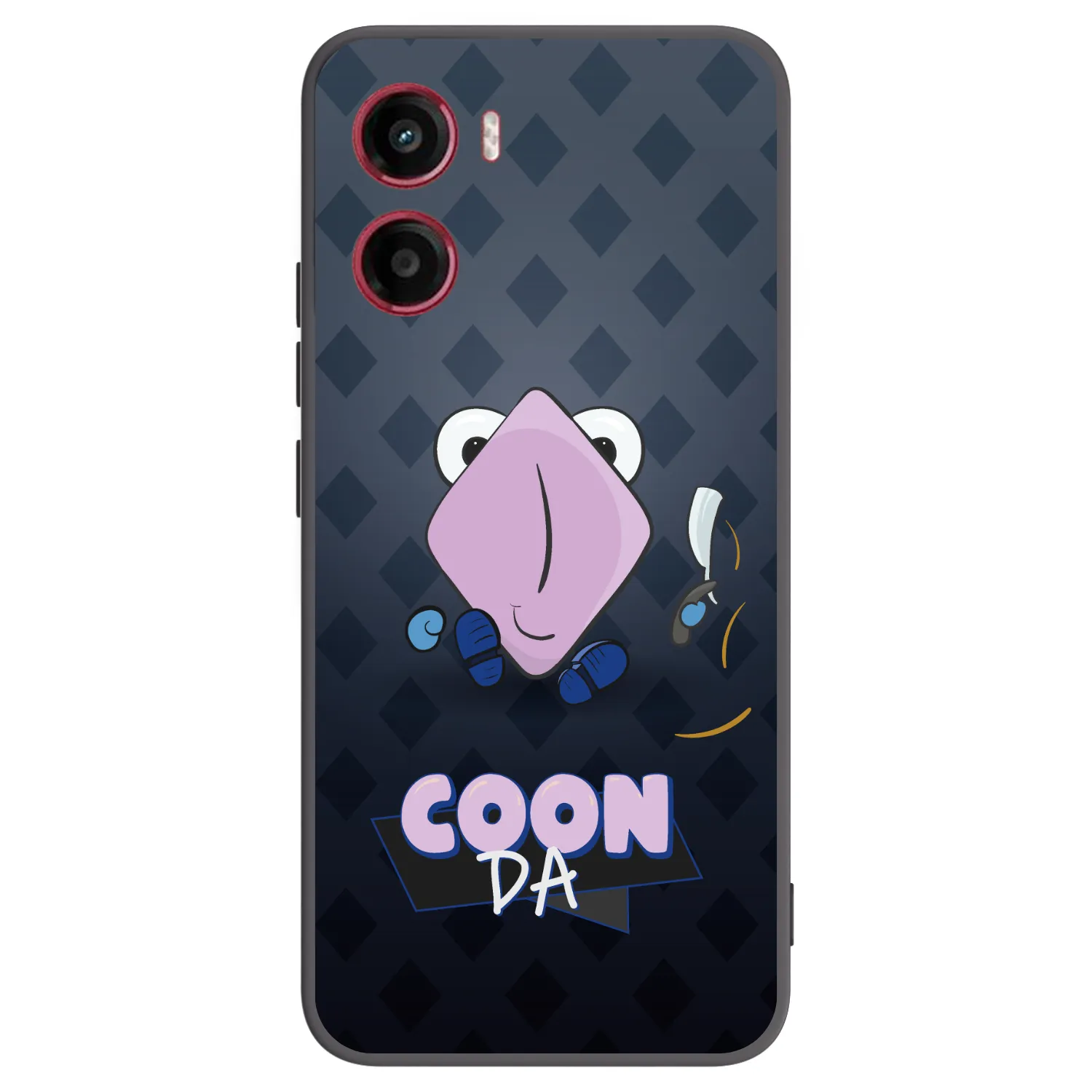 Picasee silikonový černý obal pro Motorola Moto G05 - COONDA holátko - tmavá