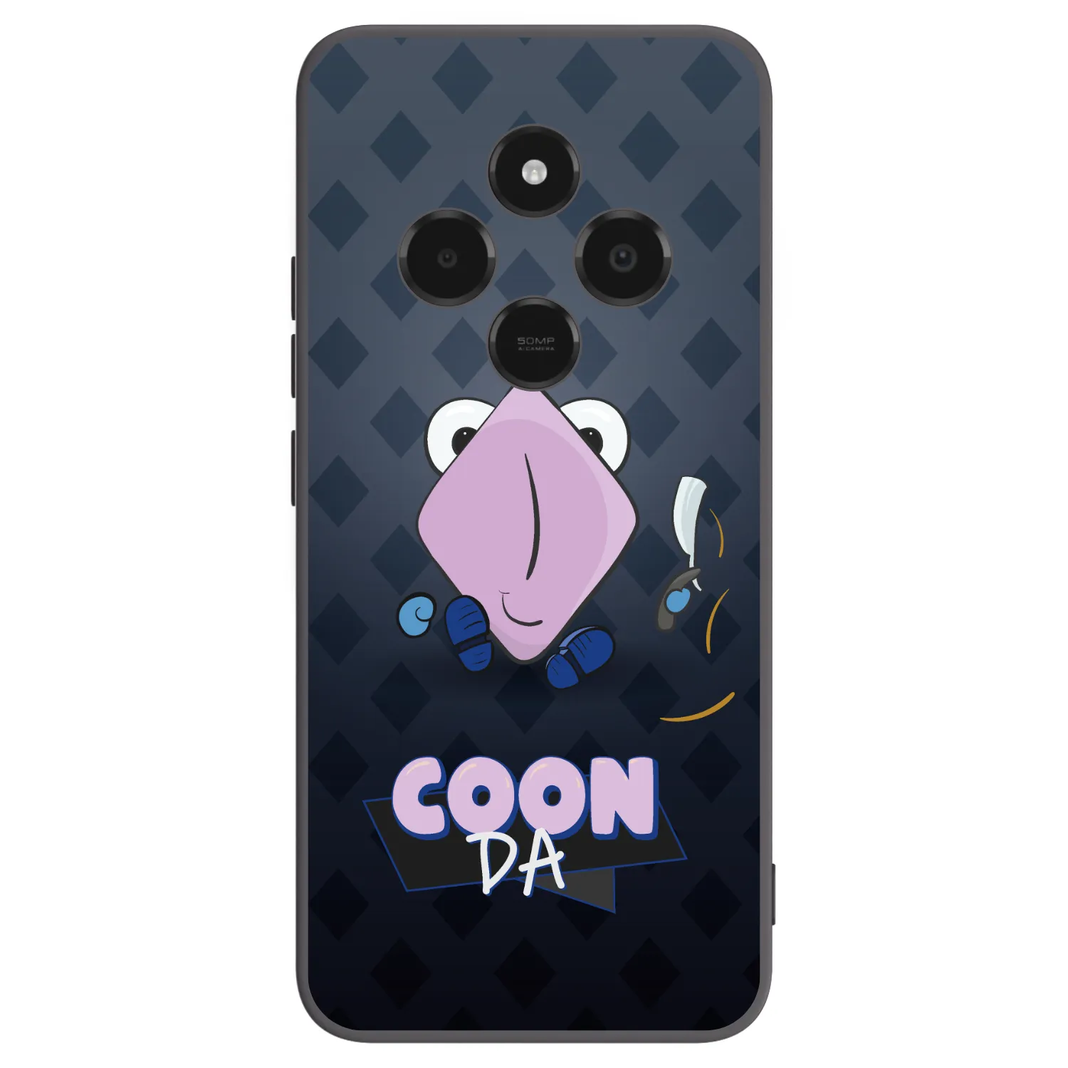 Picasee silikonový černý obal pro Xiaomi Poco C75 - COONDA holátko - tmavá
