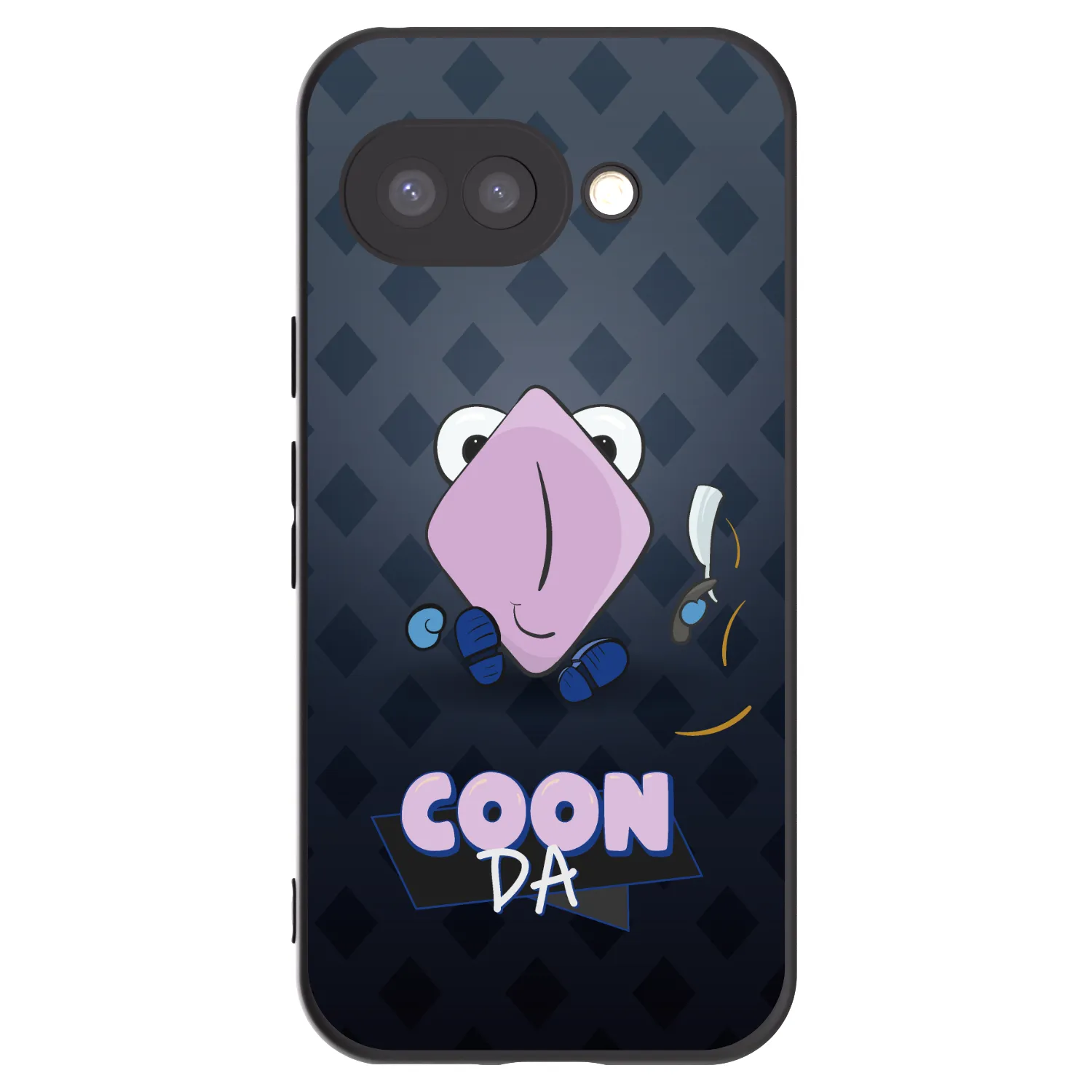 Picasee silikonový černý obal pro Google Pixel 9a - COONDA holátko - tmavá