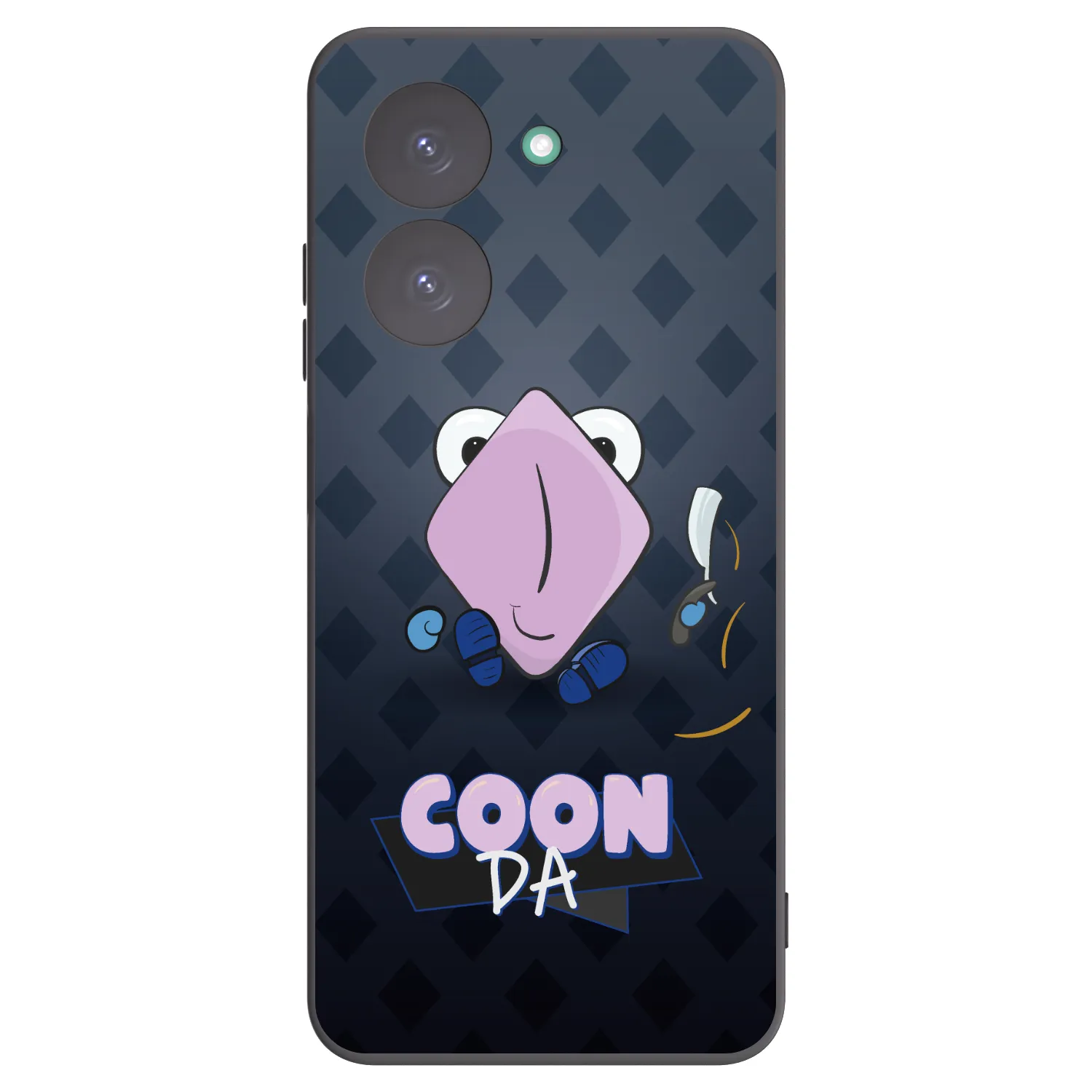 Picasee silikonový černý obal pro Xiaomi Redmi A5 - COONDA holátko - tmavá