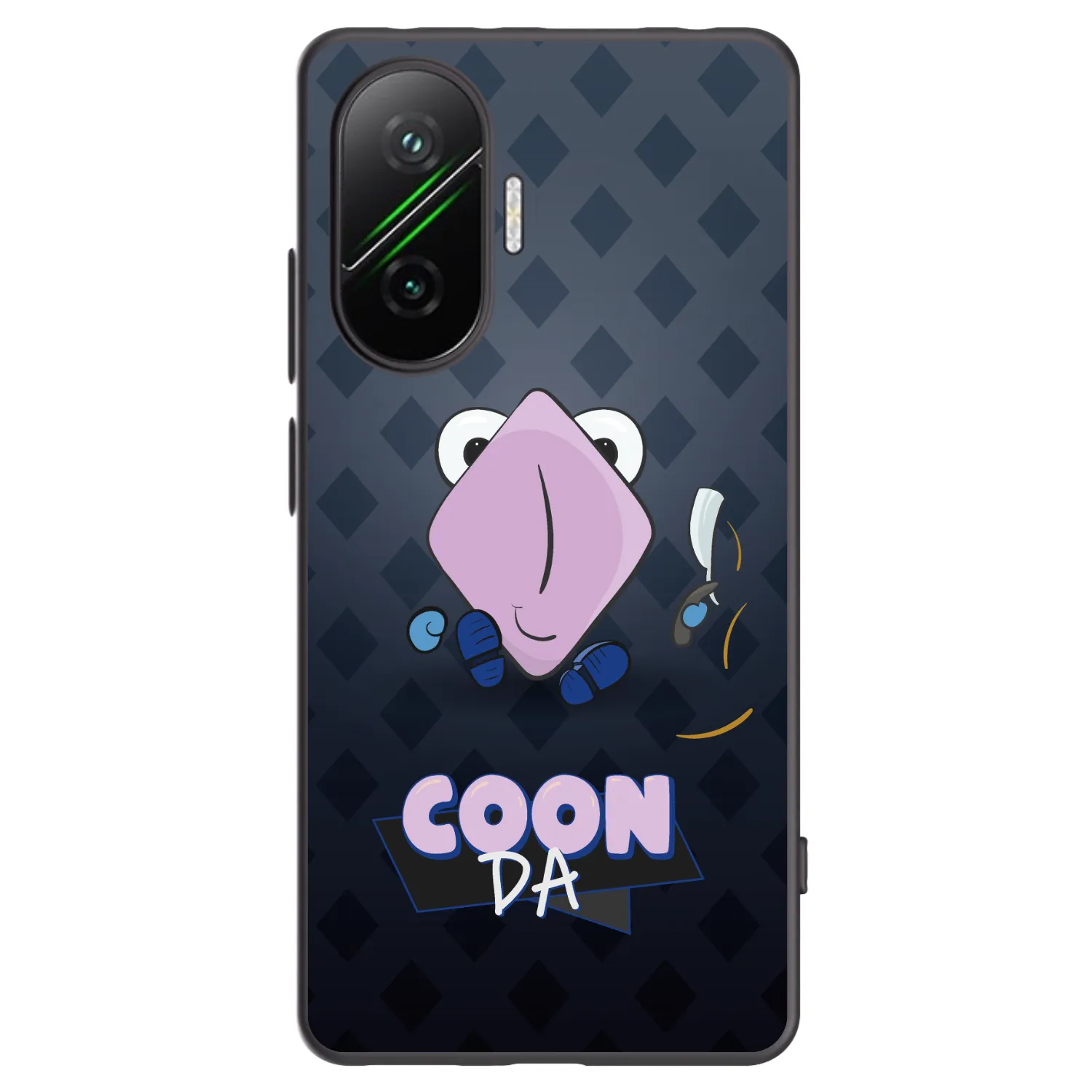 Picasee silikonový černý obal pro Xiaomi Poco F7 Pro 5G - COONDA holátko - tmavá