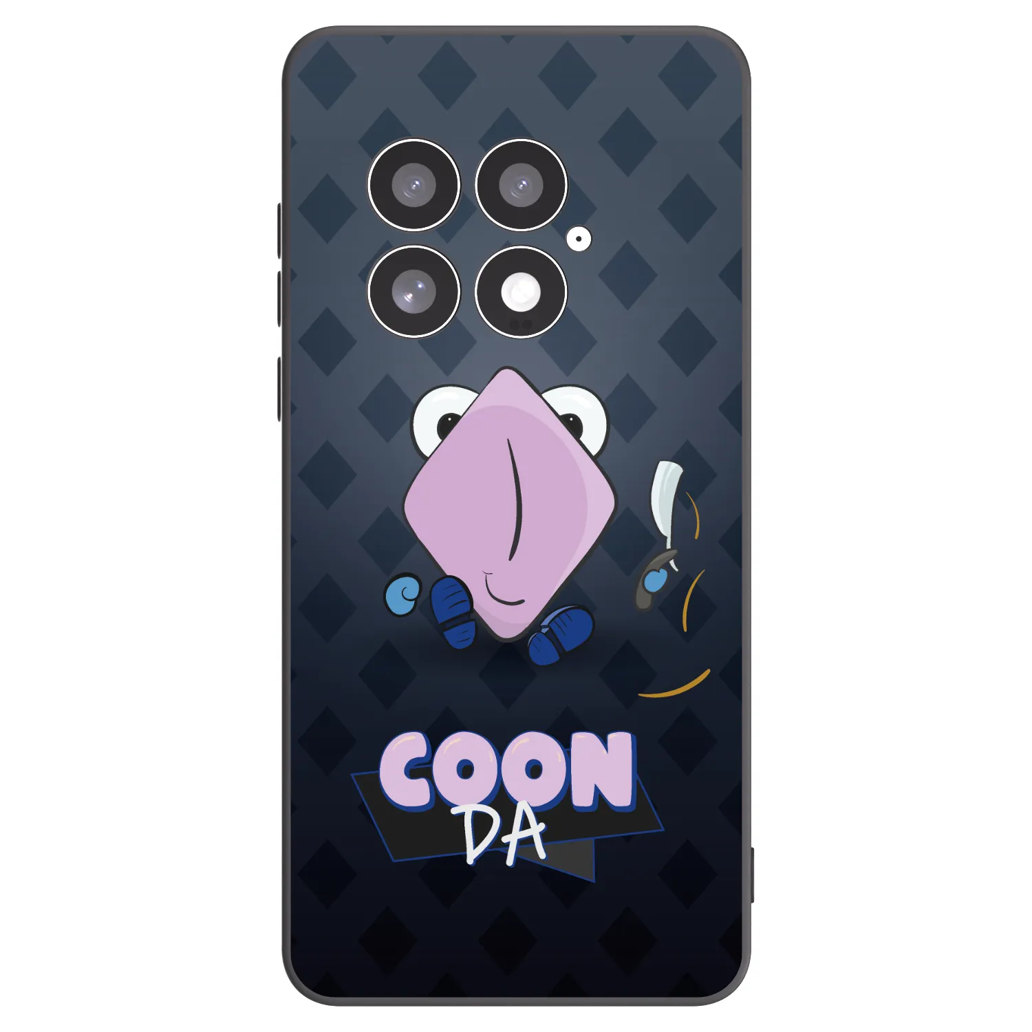 Picasee silikonový černý obal pro OnePlus 13 5G - COONDA holátko - tmavá