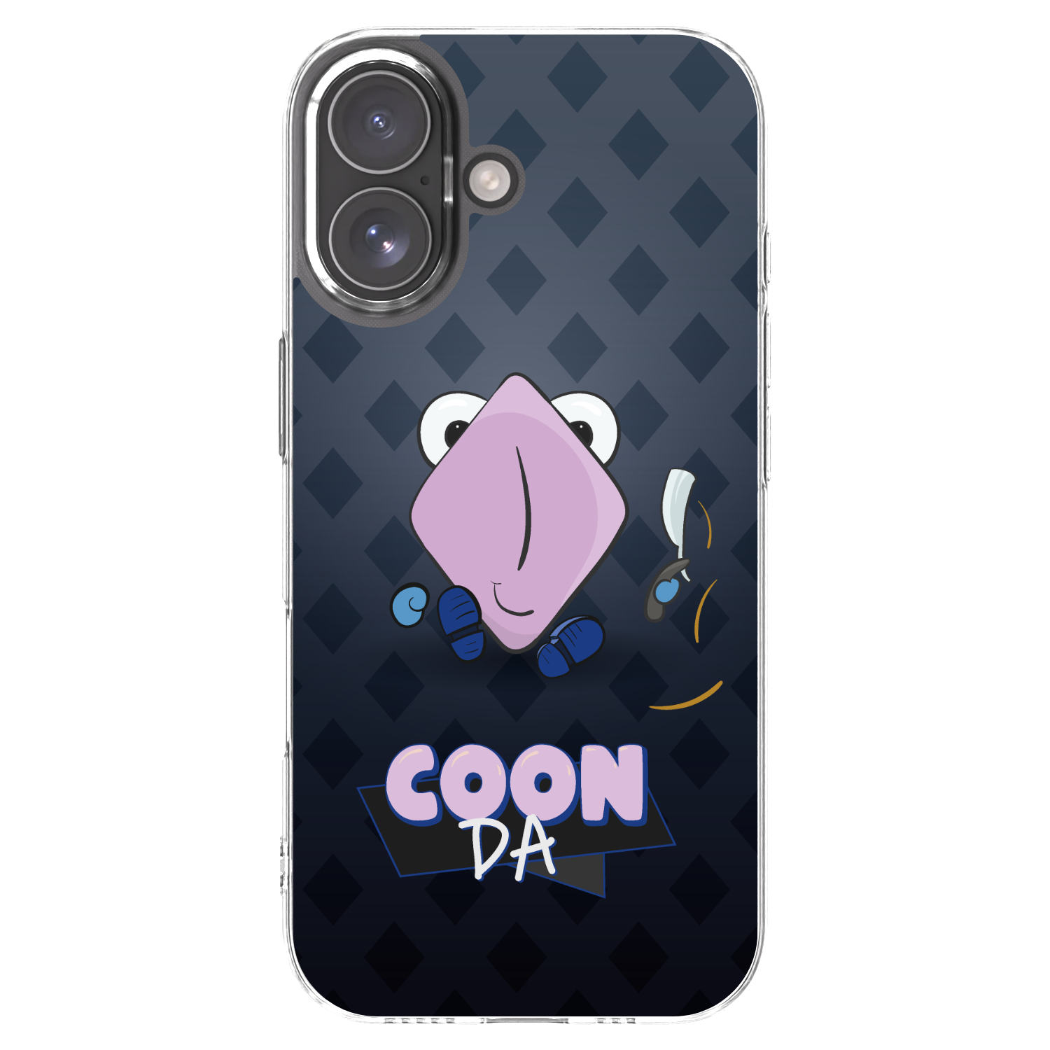 Picasee silikonový průhledný obal pro Apple iPhone 17 - COONDA holátko - tmavá