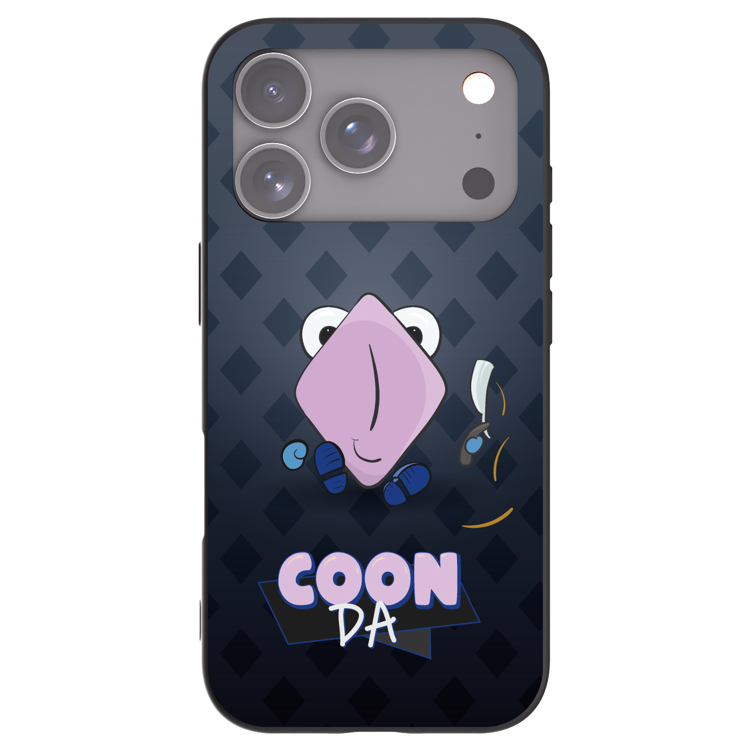 Picasee silikonový černý obal pro Apple iPhone 17 Pro - COONDA holátko - tmavá