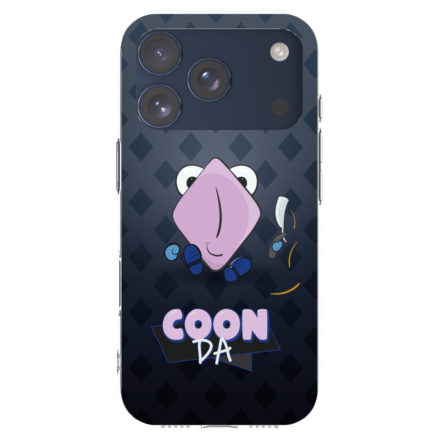 Picasee silikonový průhledný obal pro Apple iPhone 17 Pro - COONDA holátko - tmavá