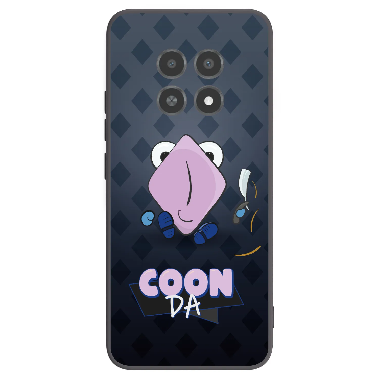Picasee silikonový černý obal pro Realme 12X - COONDA holátko - tmavá