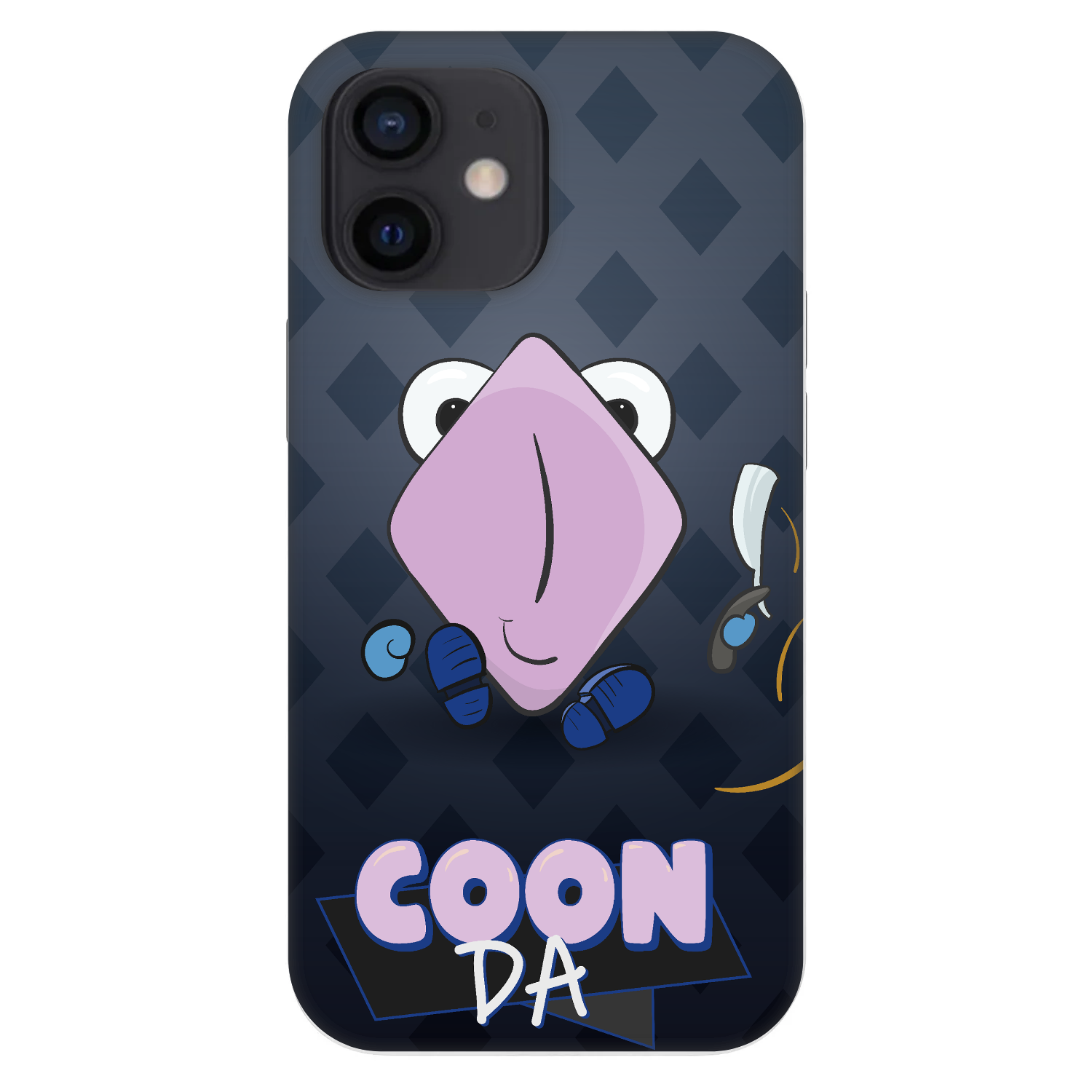 Picasee Fashion Case pro Apple iPhone 12 mini - COONDA holátko - tmavá