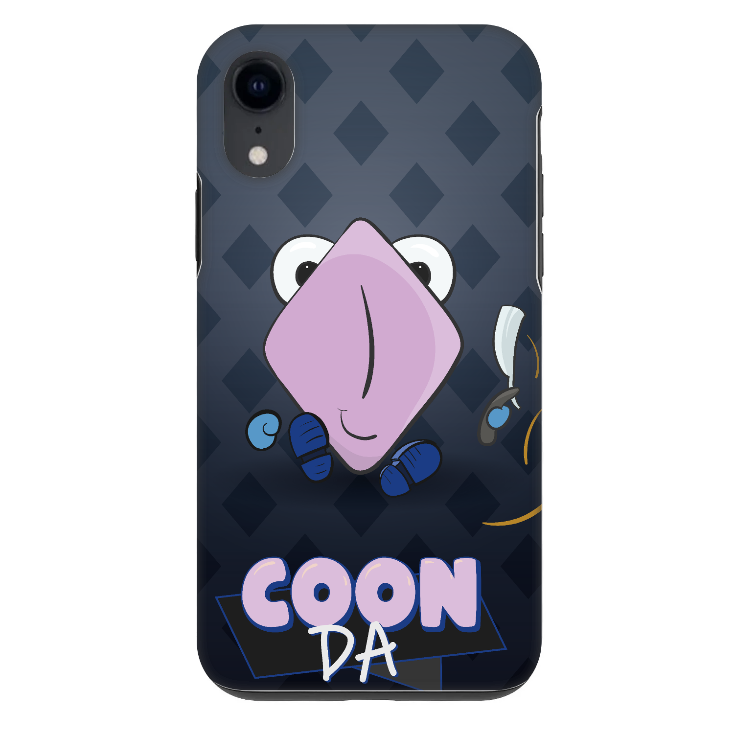 Picasee Fashion Case pro Apple iPhone XR - COONDA holátko - tmavá