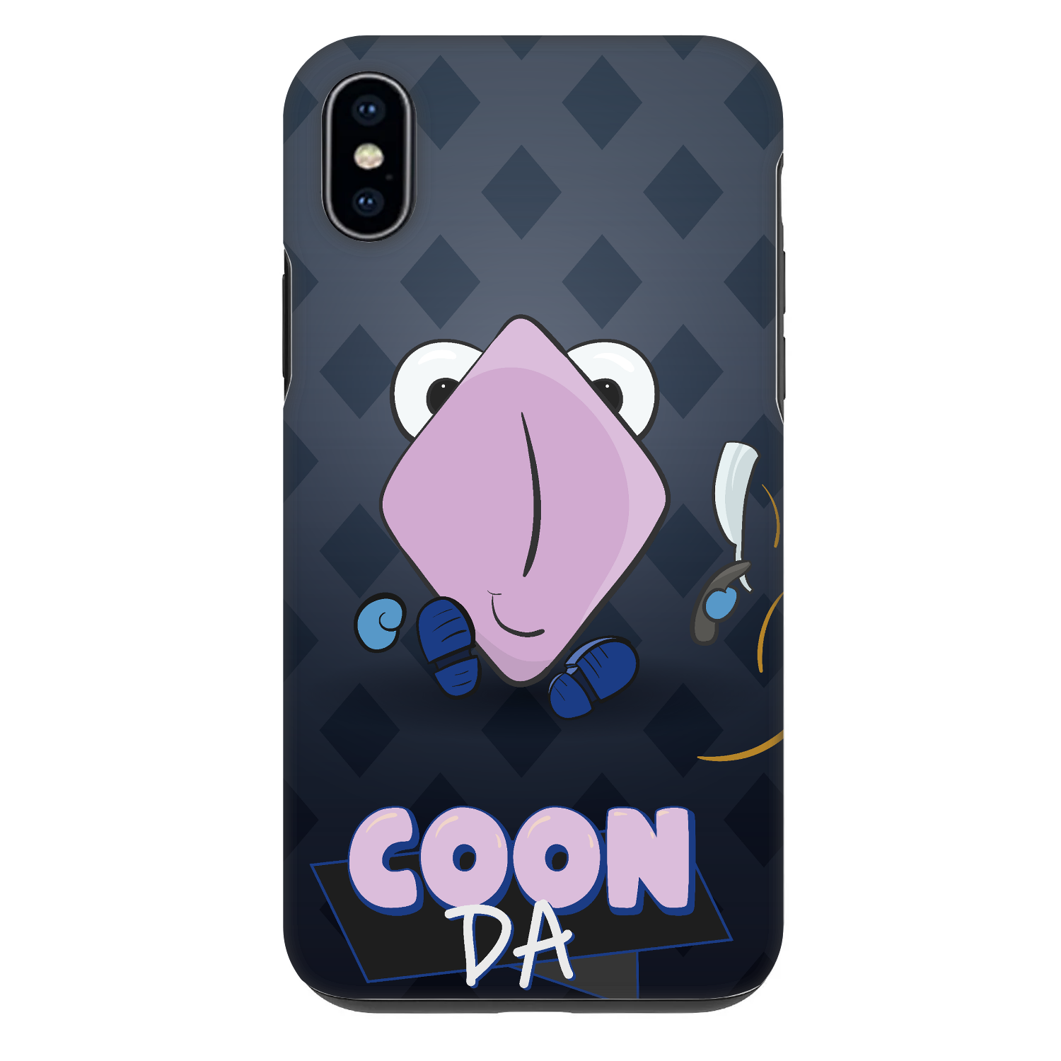 Picasee Fashion Case pro Apple iPhone XS Max - COONDA holátko - tmavá