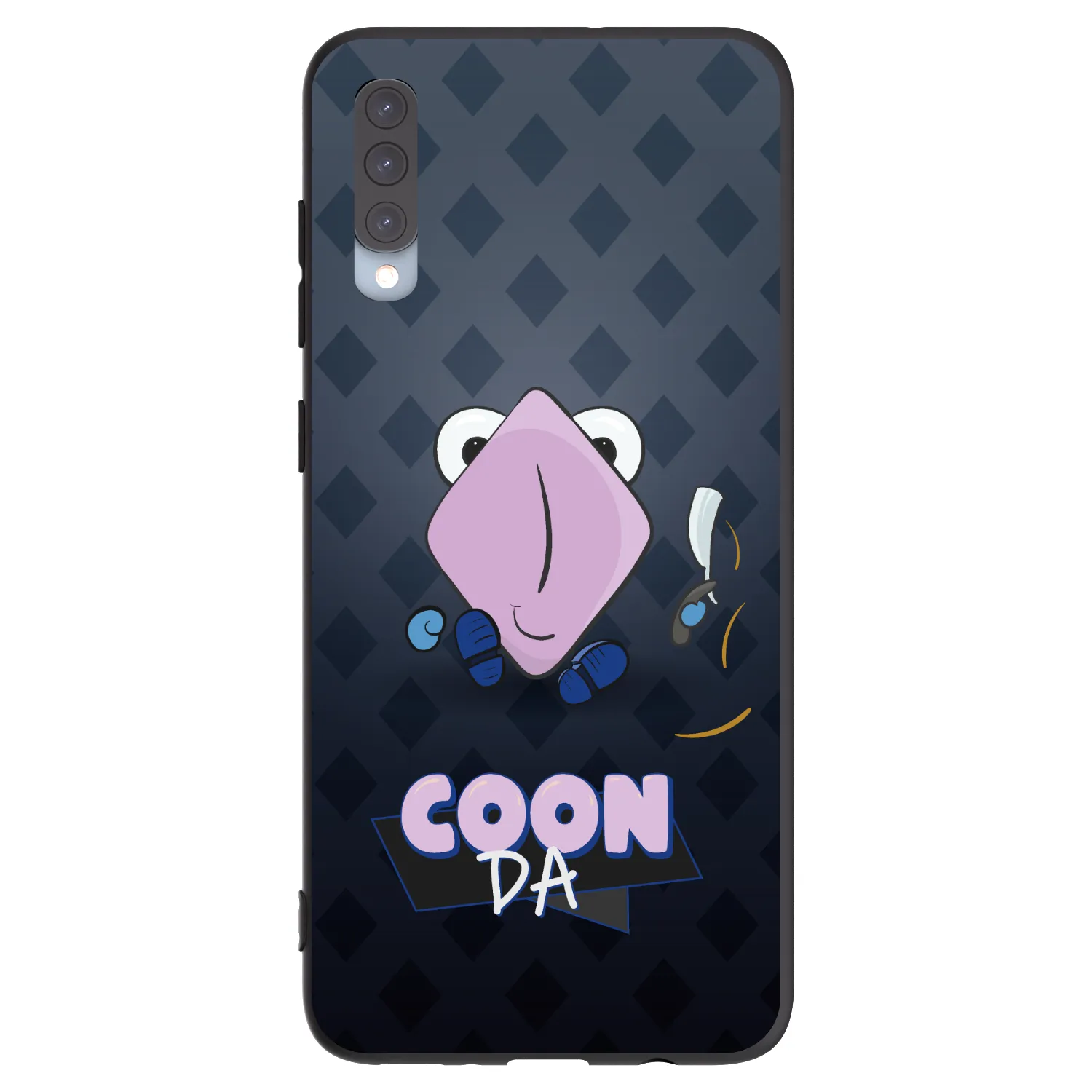 Picasee silikonový černý obal pro Samsung Galaxy A70 A705F - COONDA holátko - tmavá