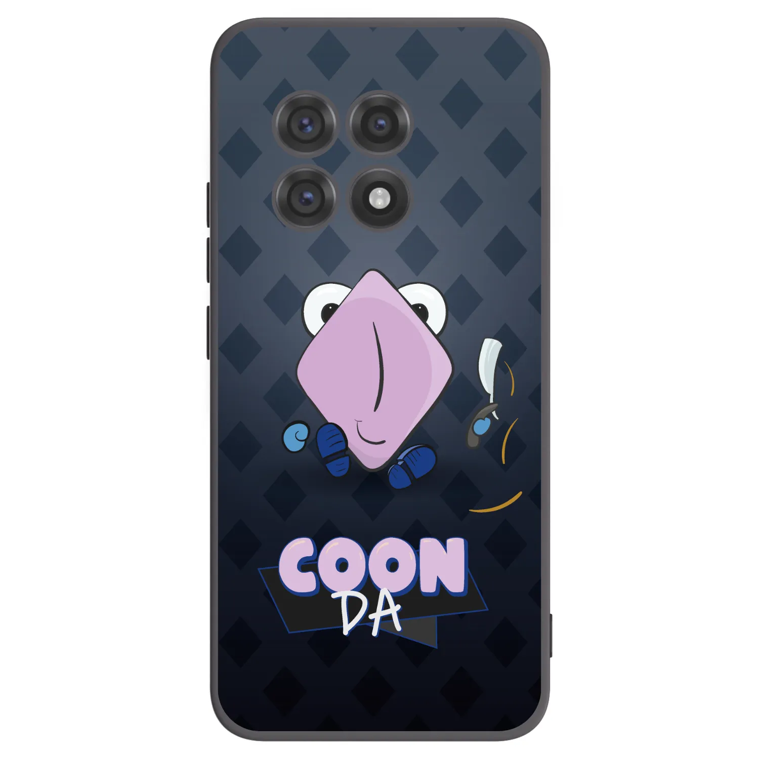 Picasee silikonový černý obal pro OnePlus 13R 5G - COONDA holátko - tmavá