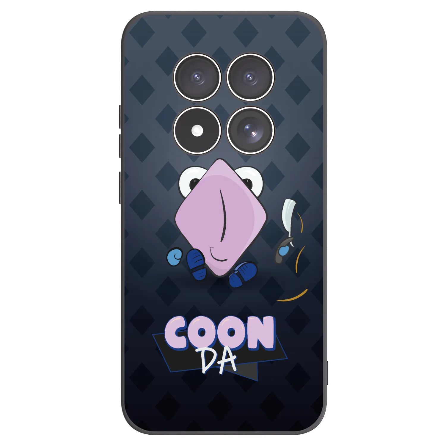 Picasee silikonový černý obal pro Xiaomi Redmi Note 15 Pro 4G - COONDA holátko - tmavá