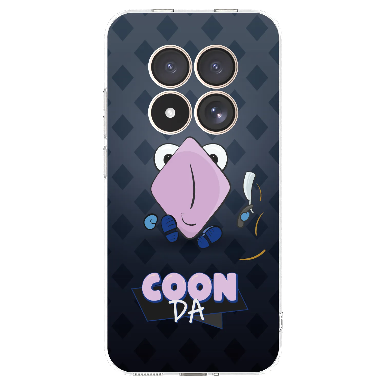 Picasee silikonový průhledný obal pro Xiaomi Redmi Note 15 Pro 4G - COONDA holátko - tmavá