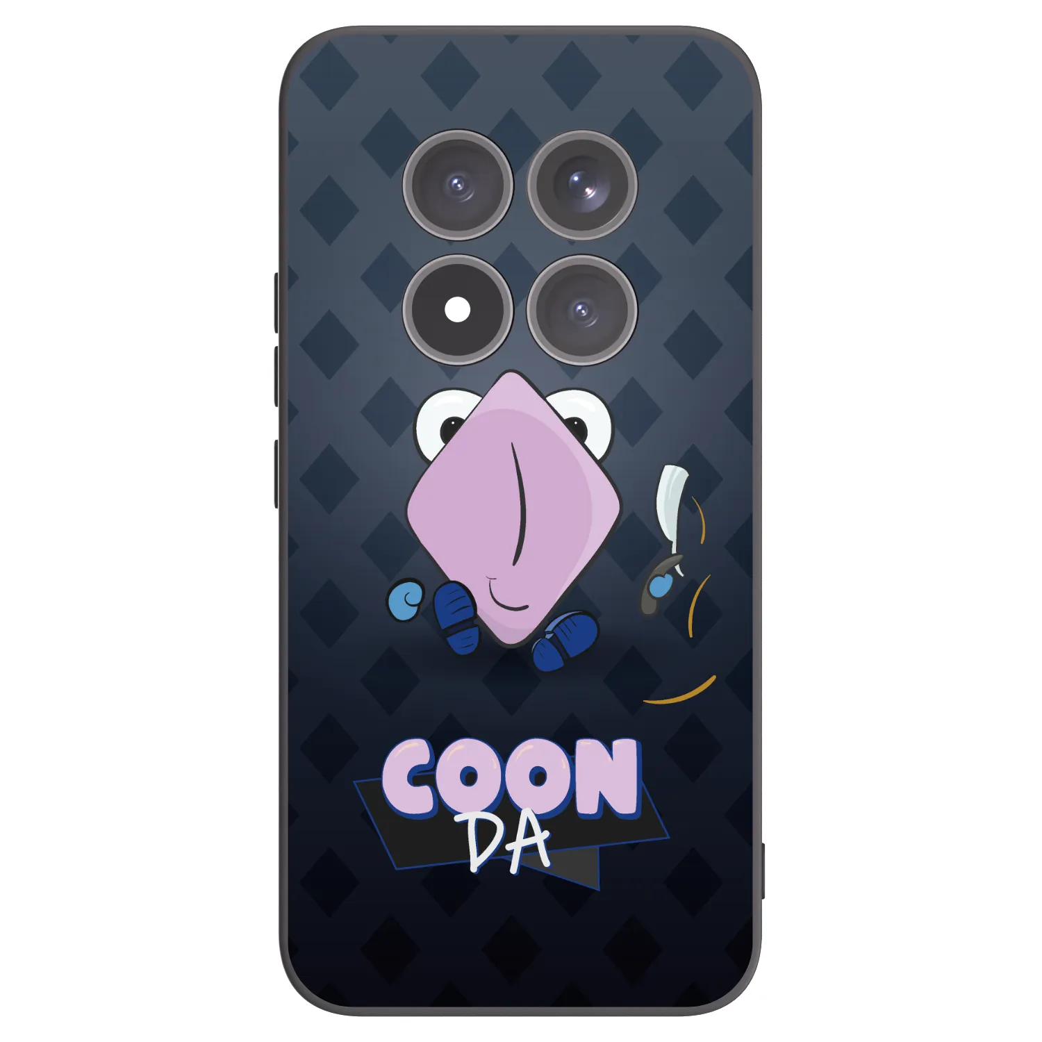 Picasee silikonový černý obal pro Xiaomi Redmi Note 15 Pro+ - COONDA holátko - tmavá