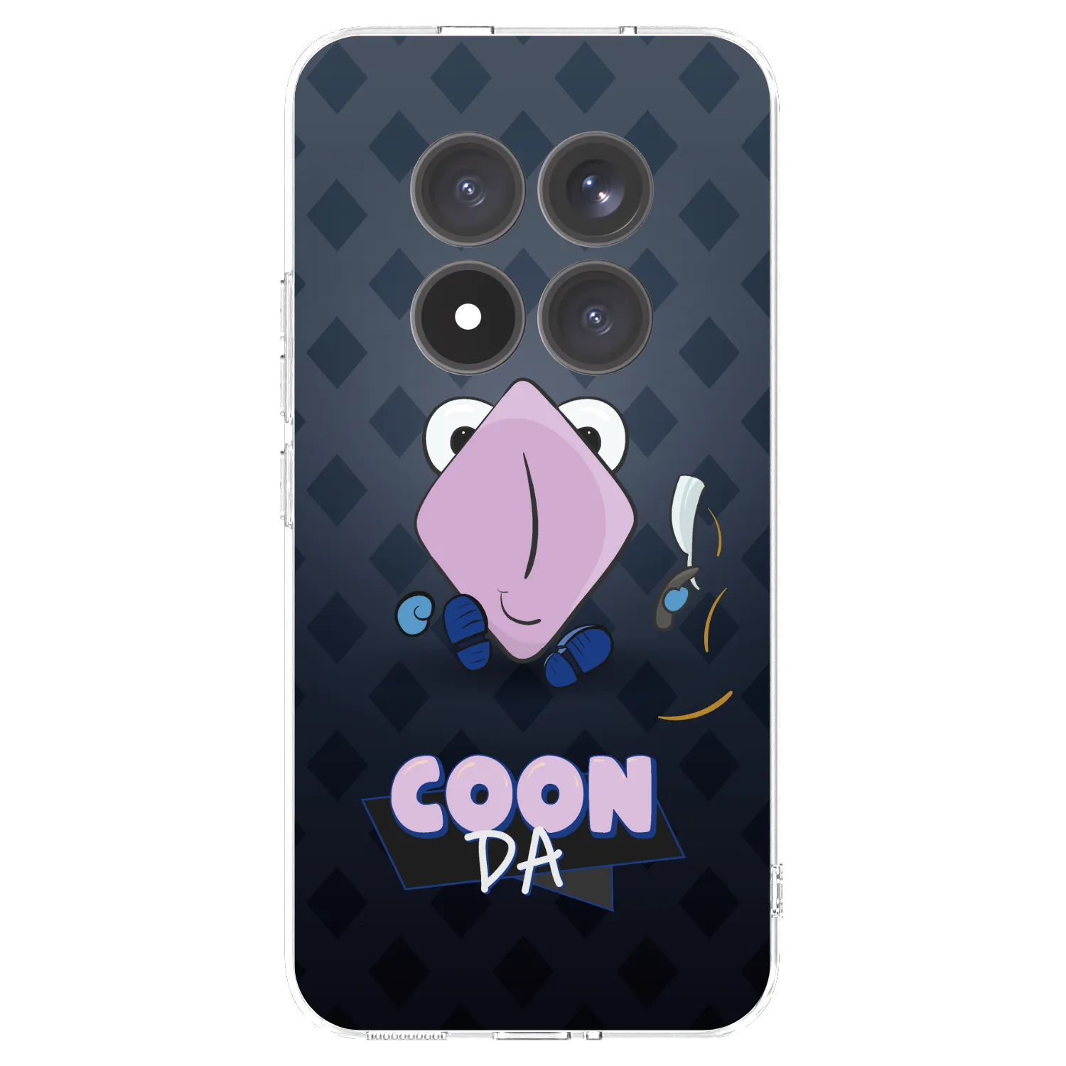 Picasee silikonový průhledný obal pro Xiaomi Redmi Note 15 Pro+ - COONDA holátko - tmavá