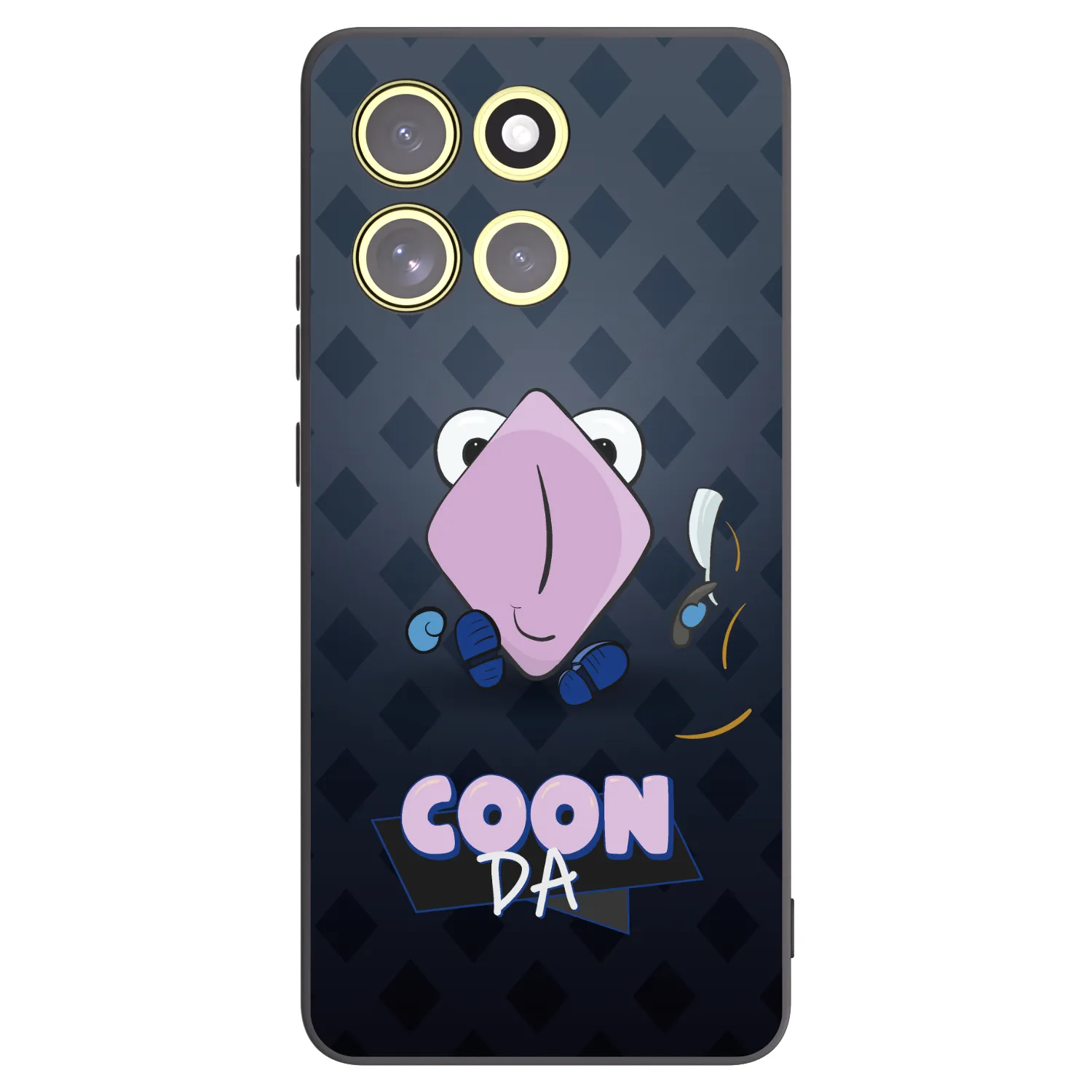 Picasee silikonový černý obal pro Motorola Moto G86 Power 5G - COONDA holátko - tmavá