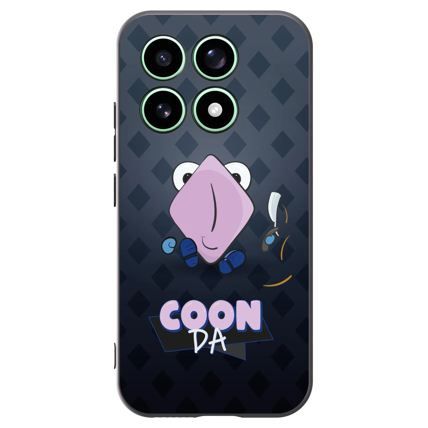 Picasee silikonový černý obal pro Xiaomi 17 - COONDA holátko - tmavá