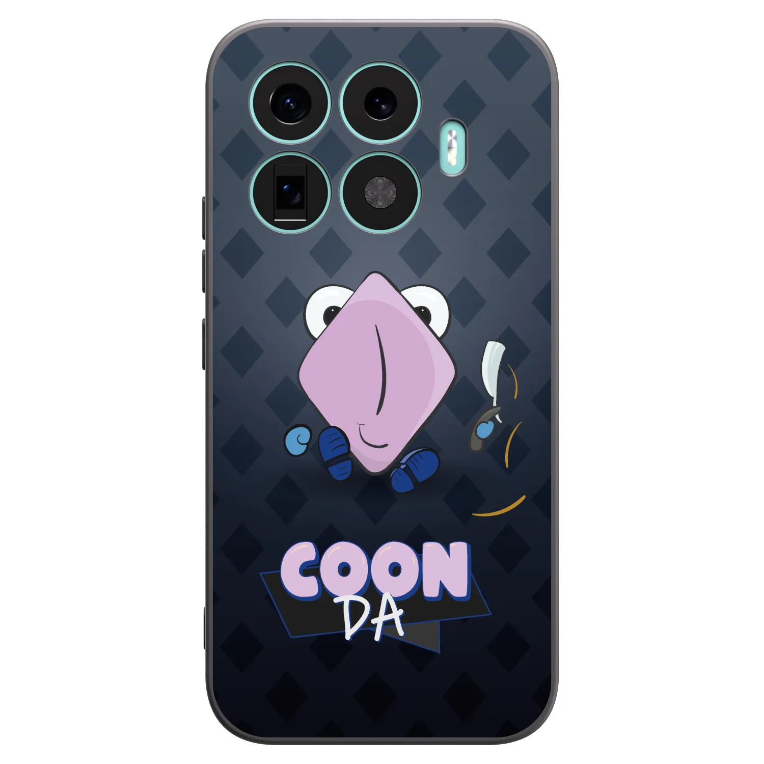 Picasee silikonový černý obal pro Xiaomi 17T - COONDA holátko - tmavá