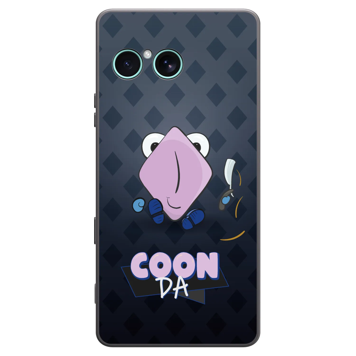 Picasee silikonový černý obal pro Sony Xperia 10 VII - COONDA holátko - tmavá