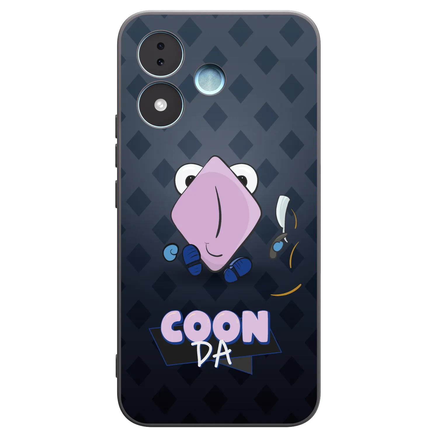 Picasee silikonový černý obal pro Xiaomi Redmi Note 17 5G - COONDA holátko - tmavá