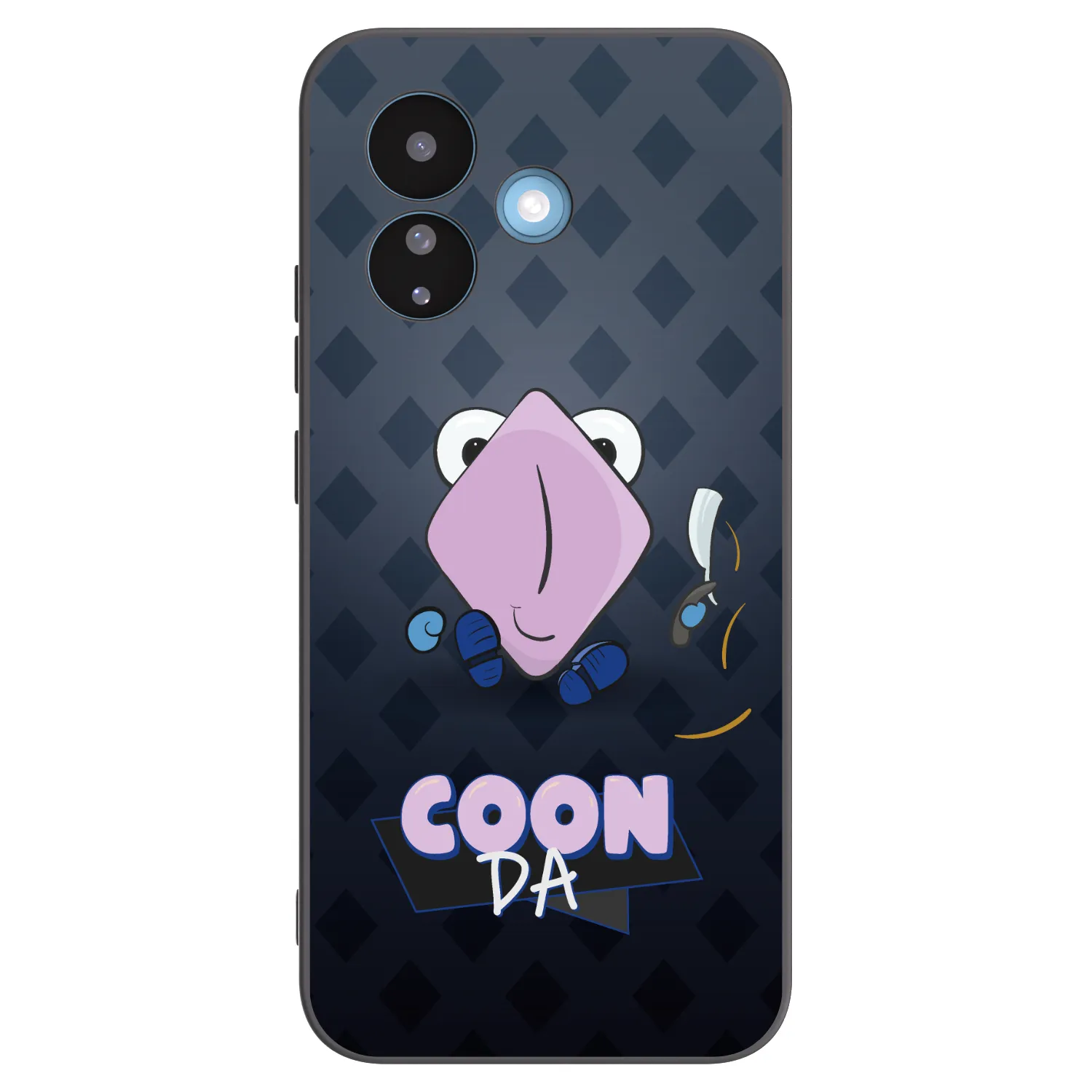 Picasee silikonový černý obal pro Xiaomi Redmi Note 17 Pro 5G - COONDA holátko - tmavá