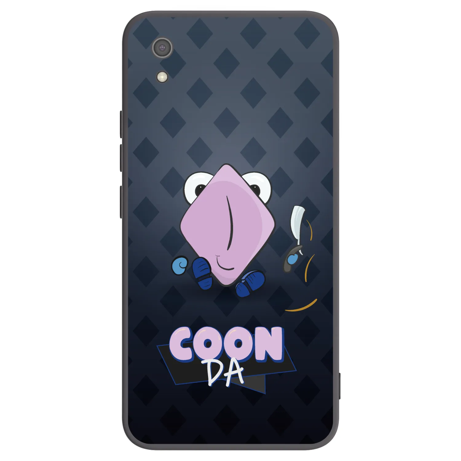Picasee silikonový černý obal pro Xiaomi Redmi 7A - COONDA holátko - tmavá