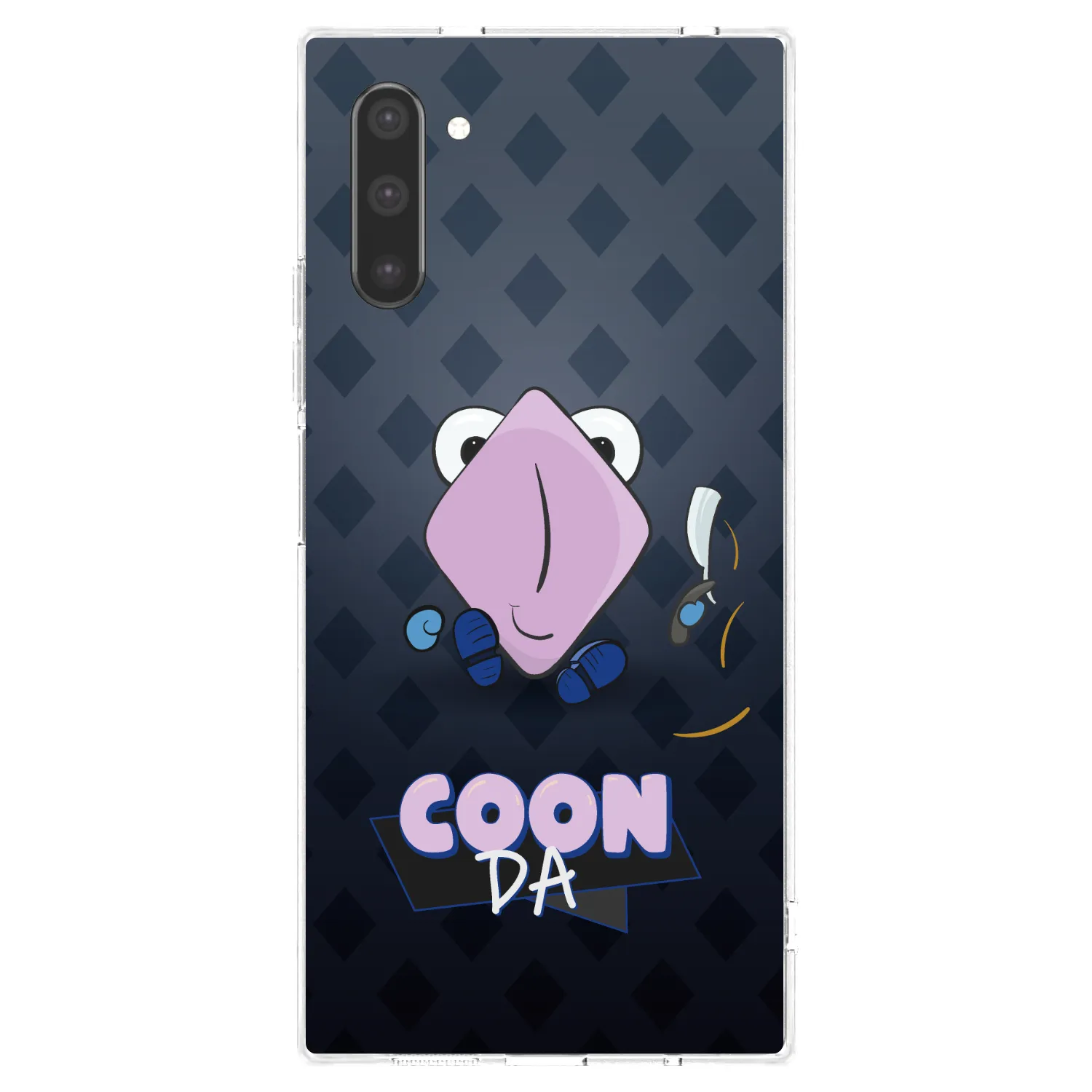 Picasee silikonový průhledný obal pro Samsung Galaxy Note 10 N970F - COONDA holátko - tmavá