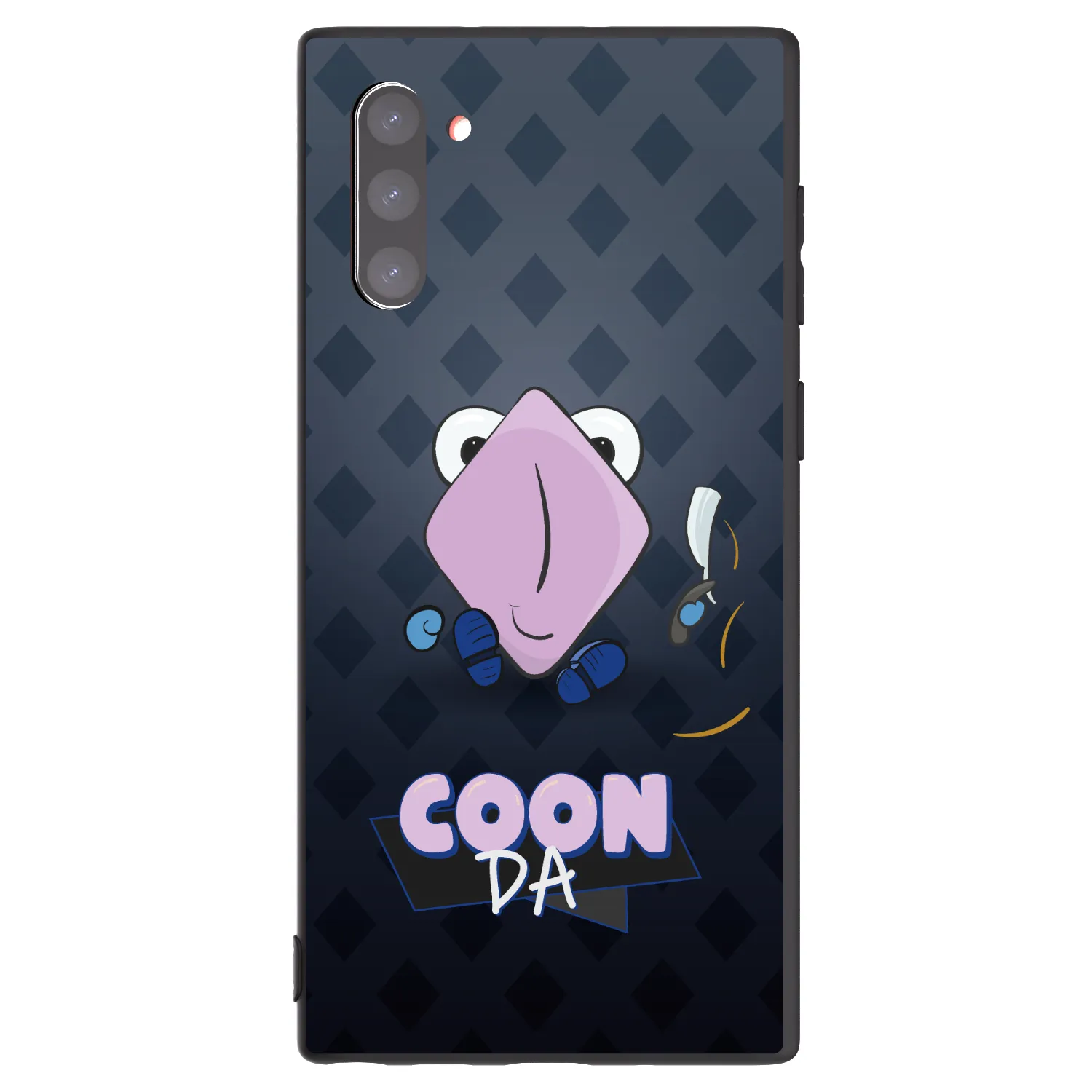 Picasee silikonový černý obal pro Samsung Galaxy Note 10 N970F - COONDA holátko - tmavá