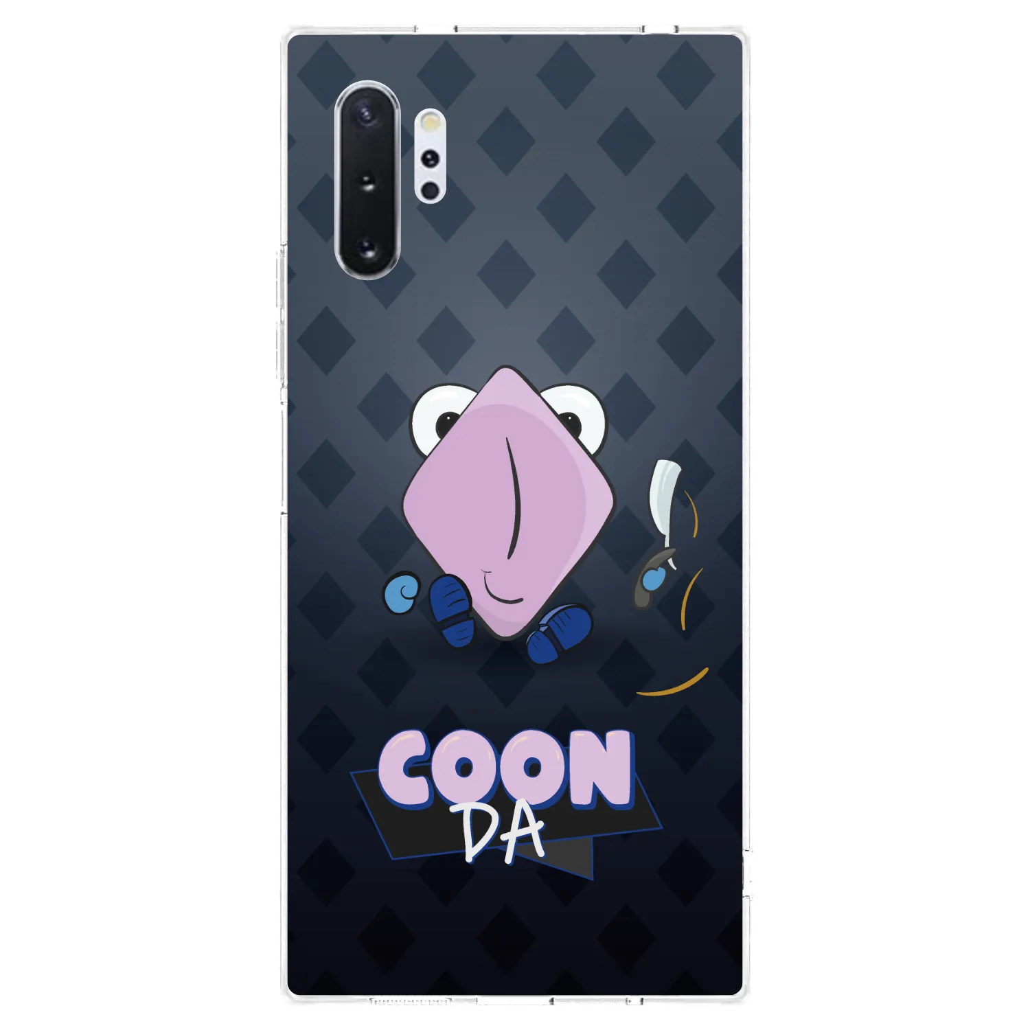 Picasee silikonový průhledný obal pro Samsung Galaxy Note 10+ N975F - COONDA holátko - tmavá