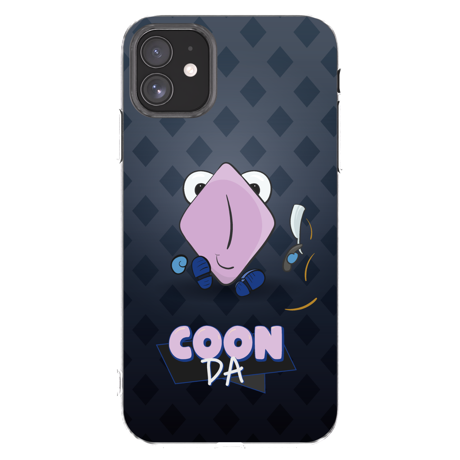 Picasee silikonový průhledný obal pro Apple iPhone 11 - COONDA holátko - tmavá