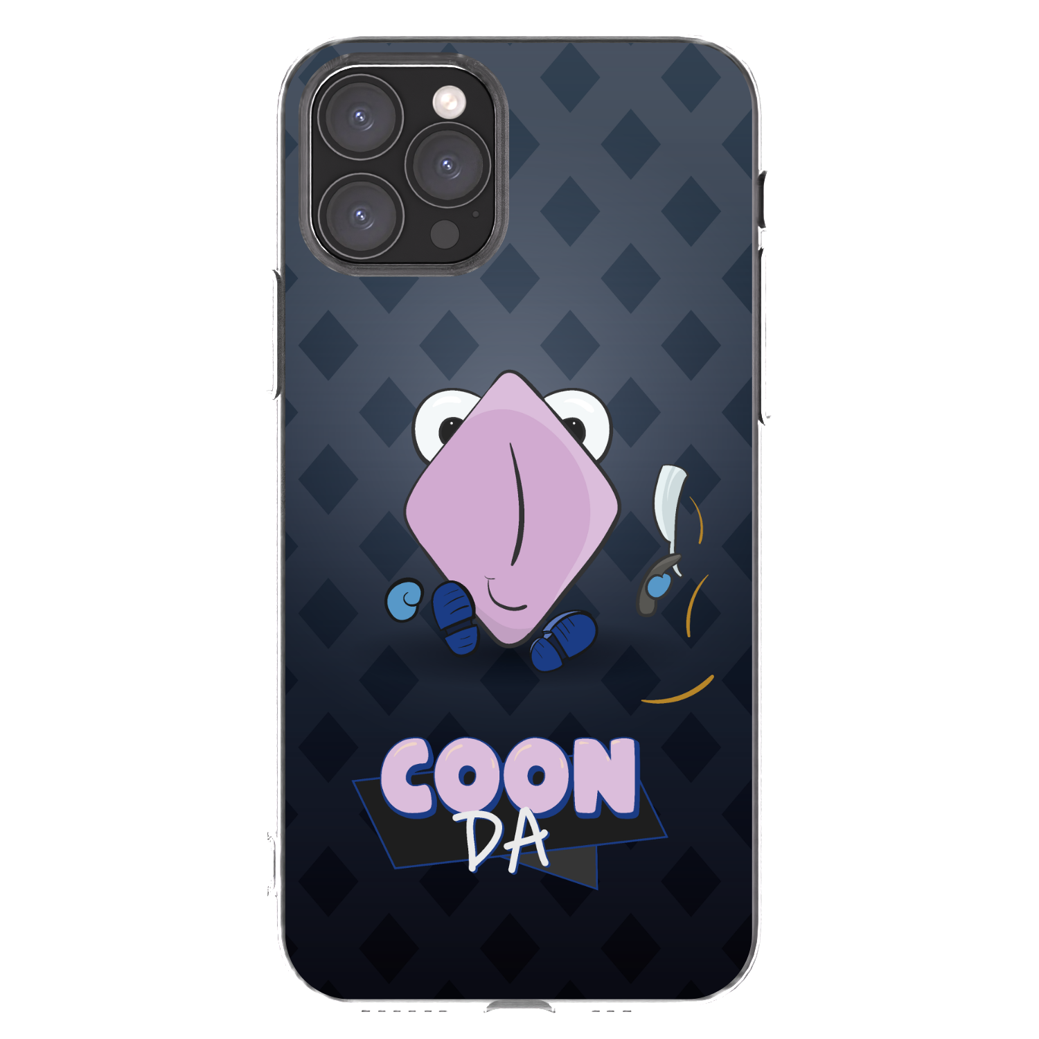 Picasee silikonový průhledný obal pro Apple iPhone 11 Pro - COONDA holátko - tmavá