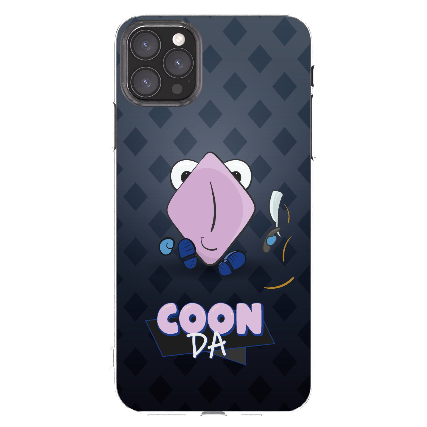 Picasee silikonový průhledný obal pro Apple iPhone 11 Pro Max - COONDA holátko - tmavá