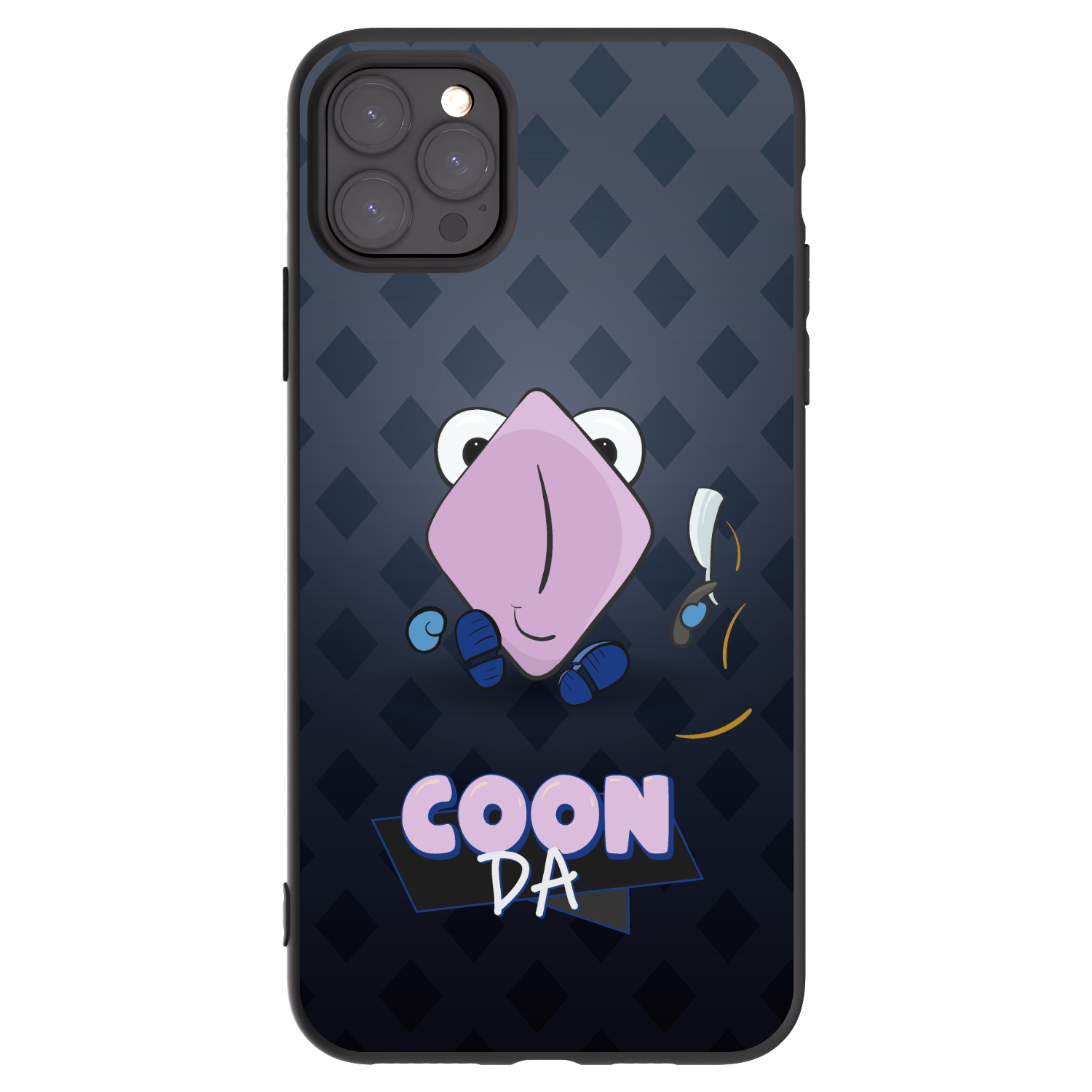 Picasee silikonový černý obal pro Apple iPhone 11 Pro Max - COONDA holátko - tmavá