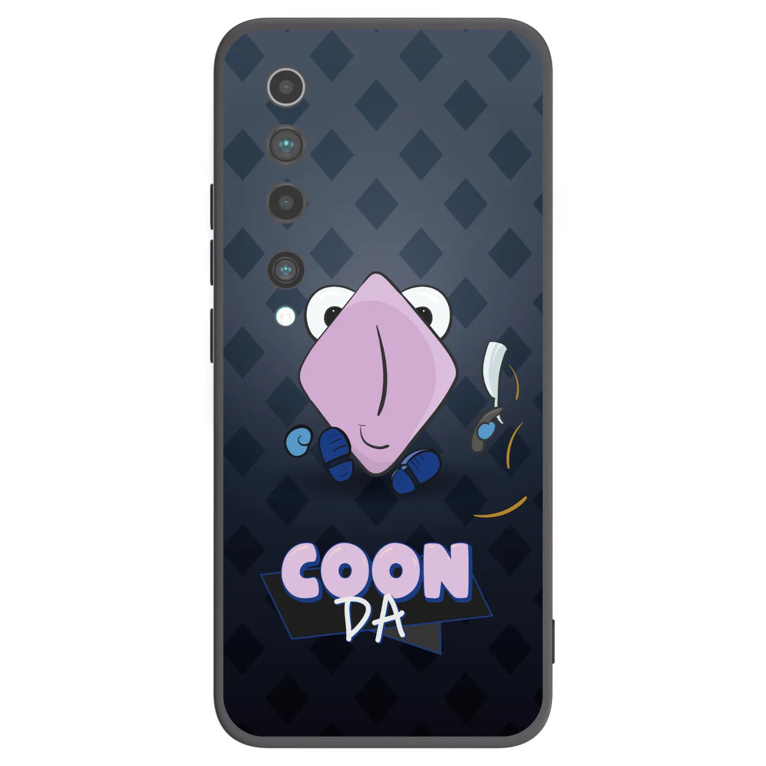Picasee silikonový černý obal pro Xiaomi Mi 10 - COONDA holátko - tmavá