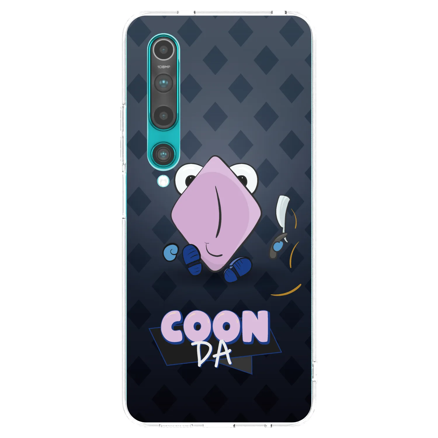 Picasee silikonový průhledný obal pro Xiaomi Mi 10 - COONDA holátko - tmavá